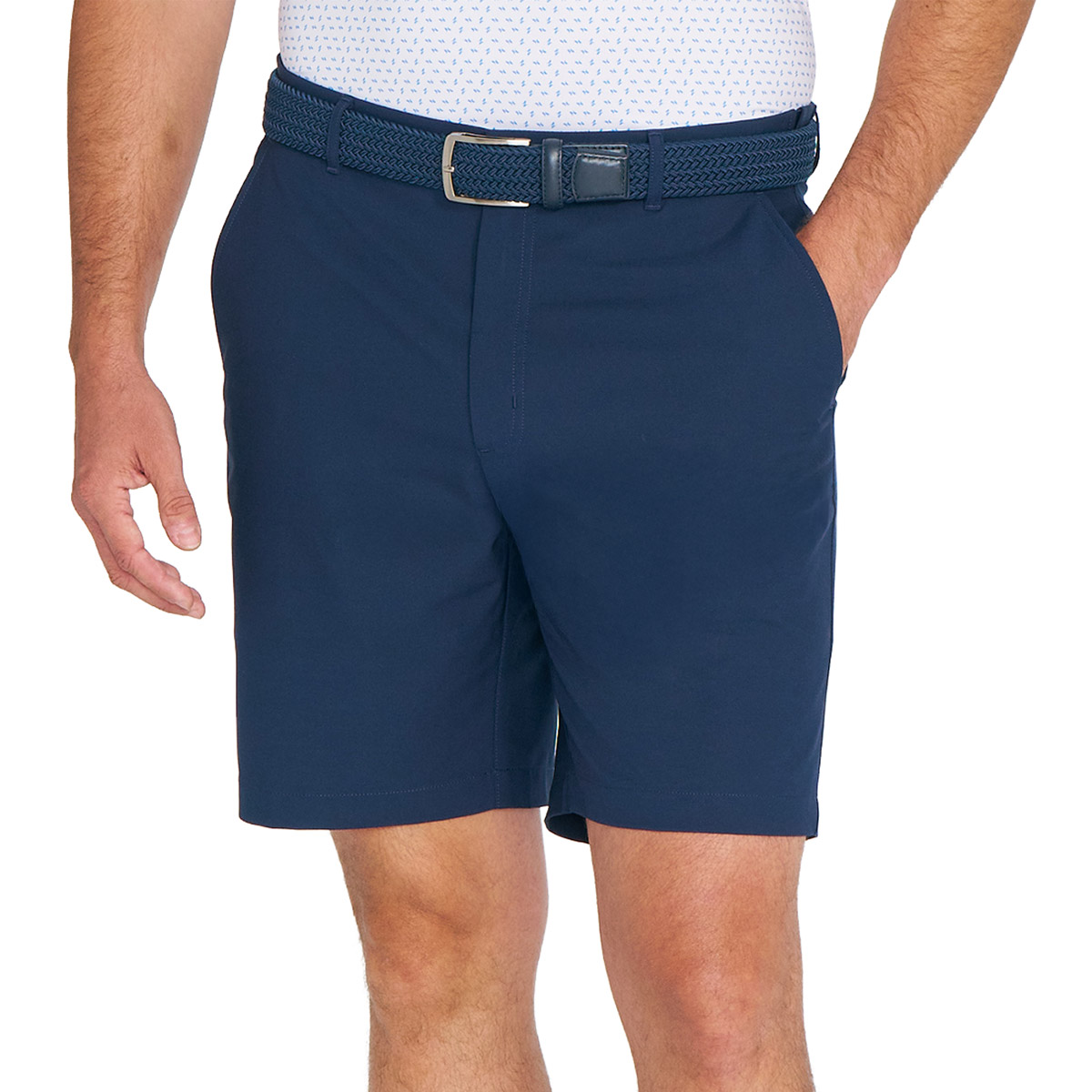 Greg Norman Men’s Golf Shorts Performance Stretch Zip Pocket New Sizes 30-42