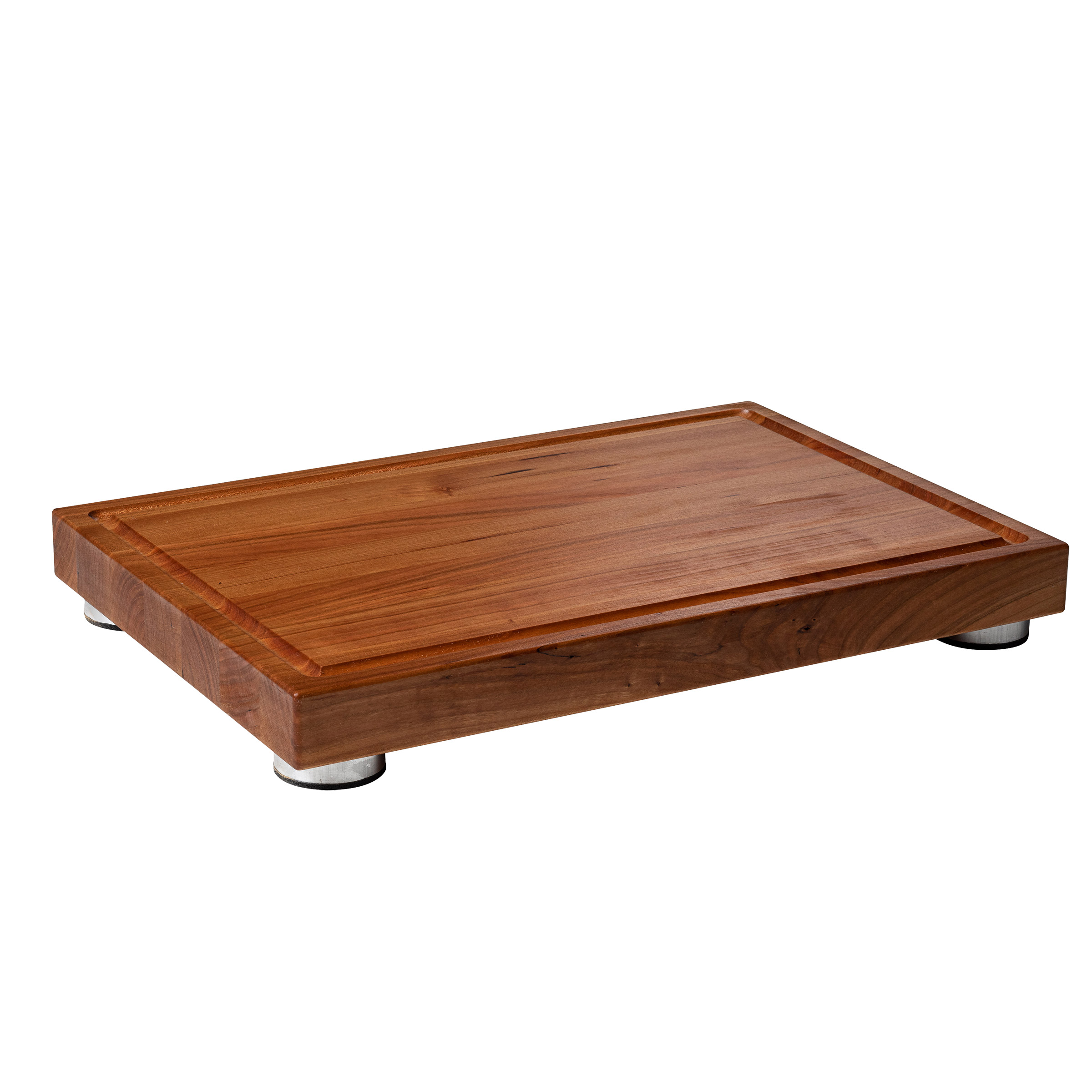 Chop Chop 43.2 cm (17 in.) Cherry Wood Cutting Board with Juice Groove