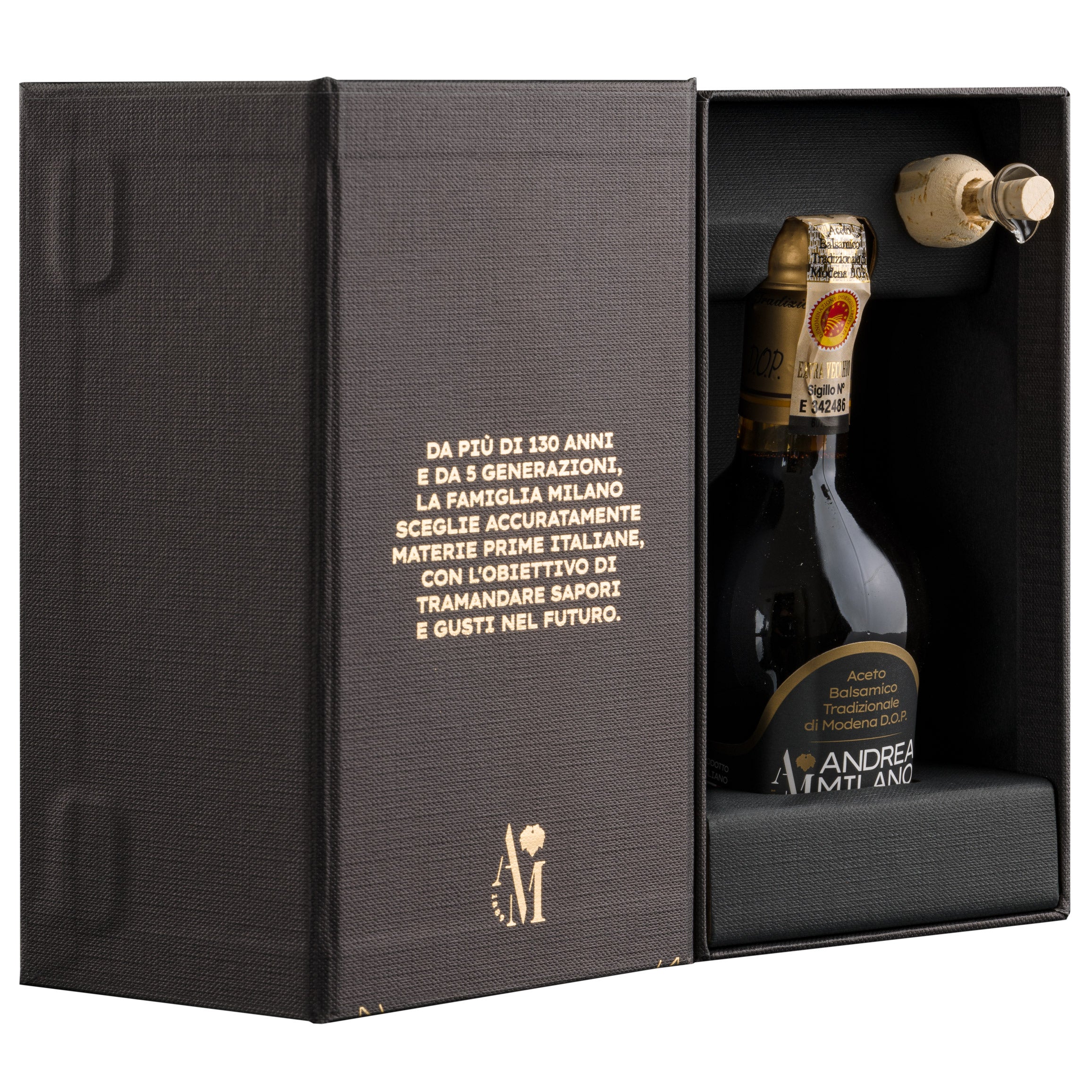 Andrea Milano Traditional Balsamic Vinegar of Modena DOP, 25 Years