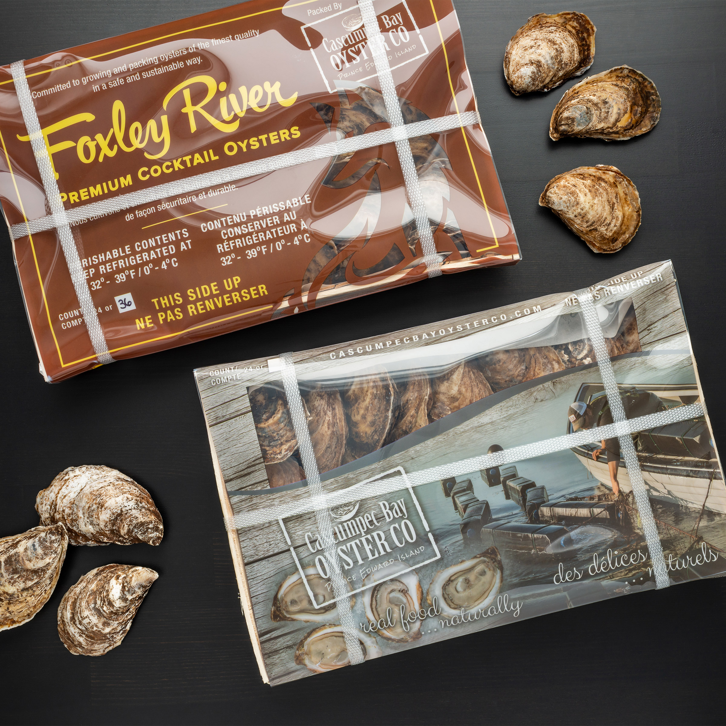 60 Oyster Combo, 36 Foxley Rivers & 24 Cascumpec