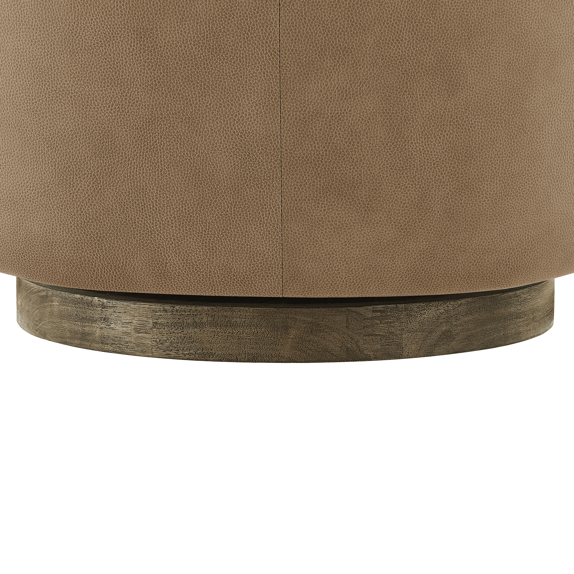 Henredon Murphy Leather Swivel Chair, Light Brown | Costco