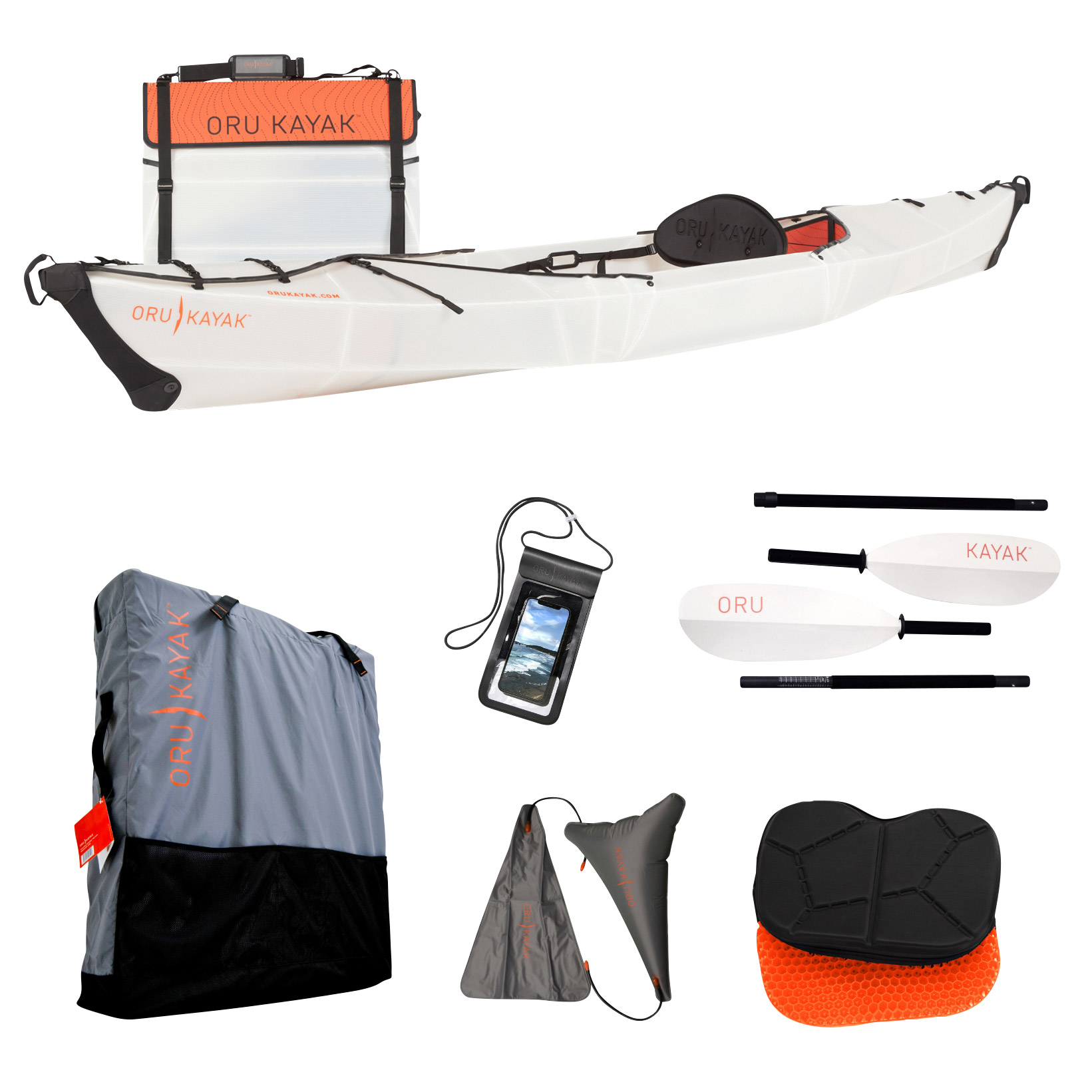 Oru Kayak Beach LT Folding Kayak Bundle