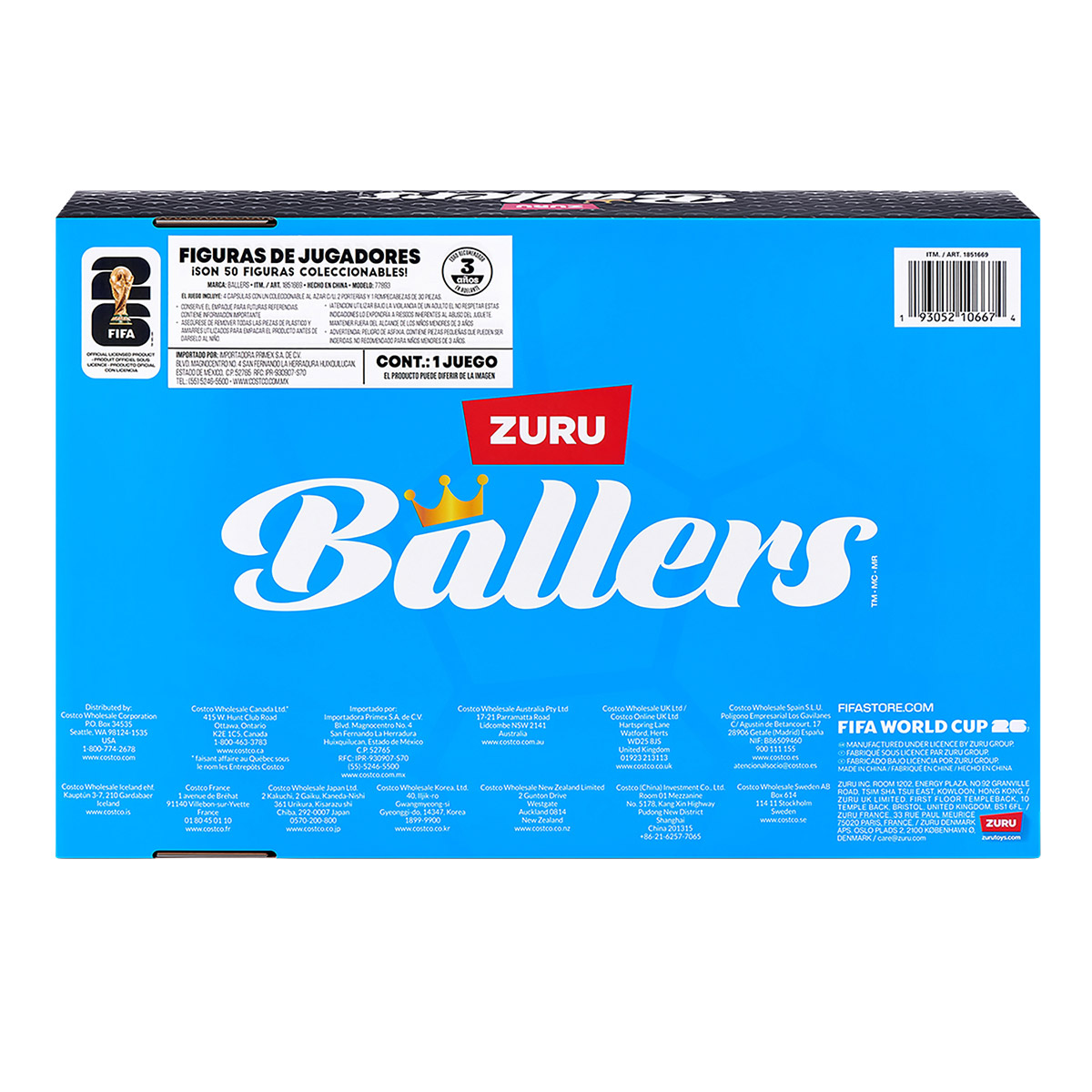 ZURU FIFA Ballers アルゼンチン代表　4セット FIFA Ballers Figures 4-pack, Series 1 | Costco