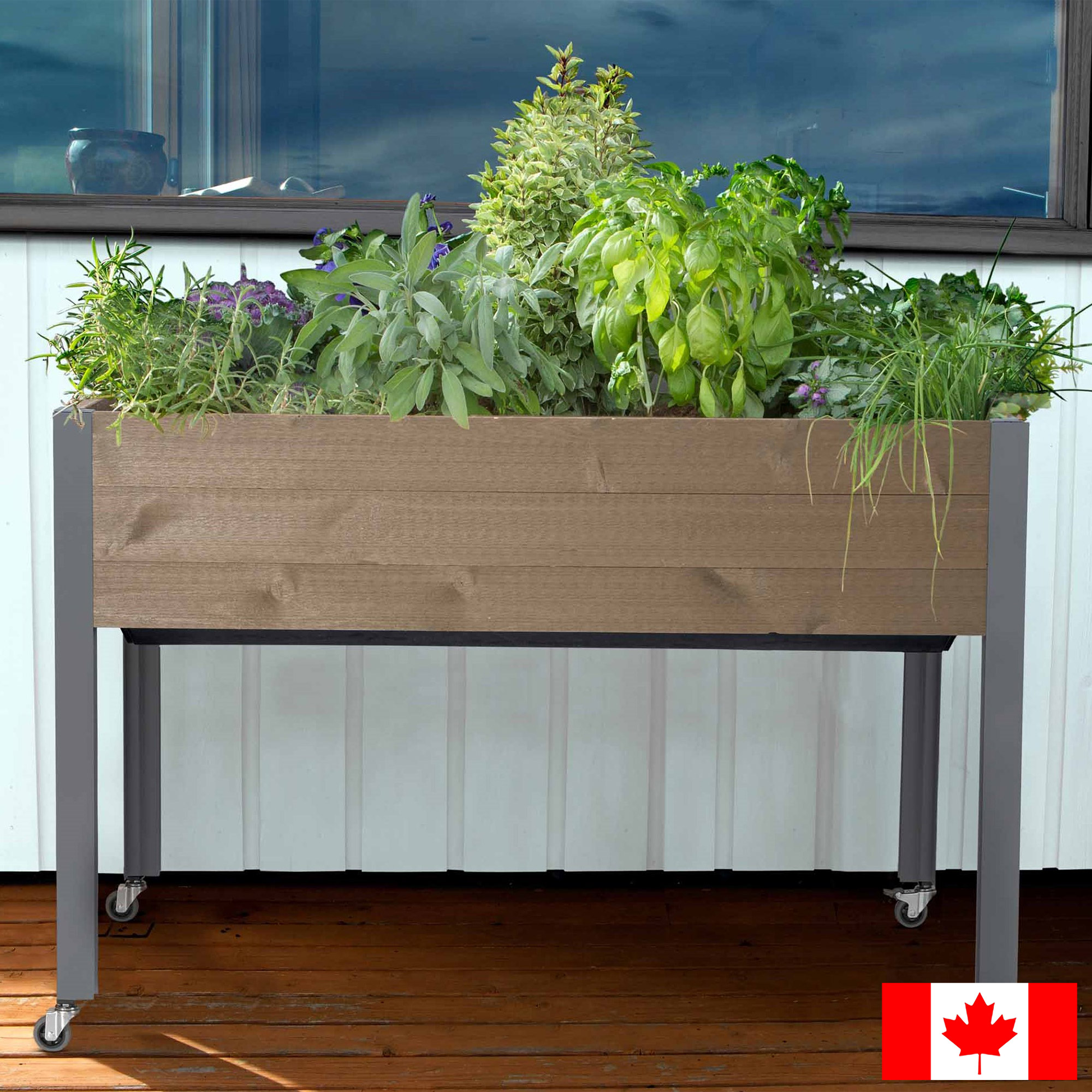 CedarCraft 81 cm (32 in.) Self-watering Elevated Planter