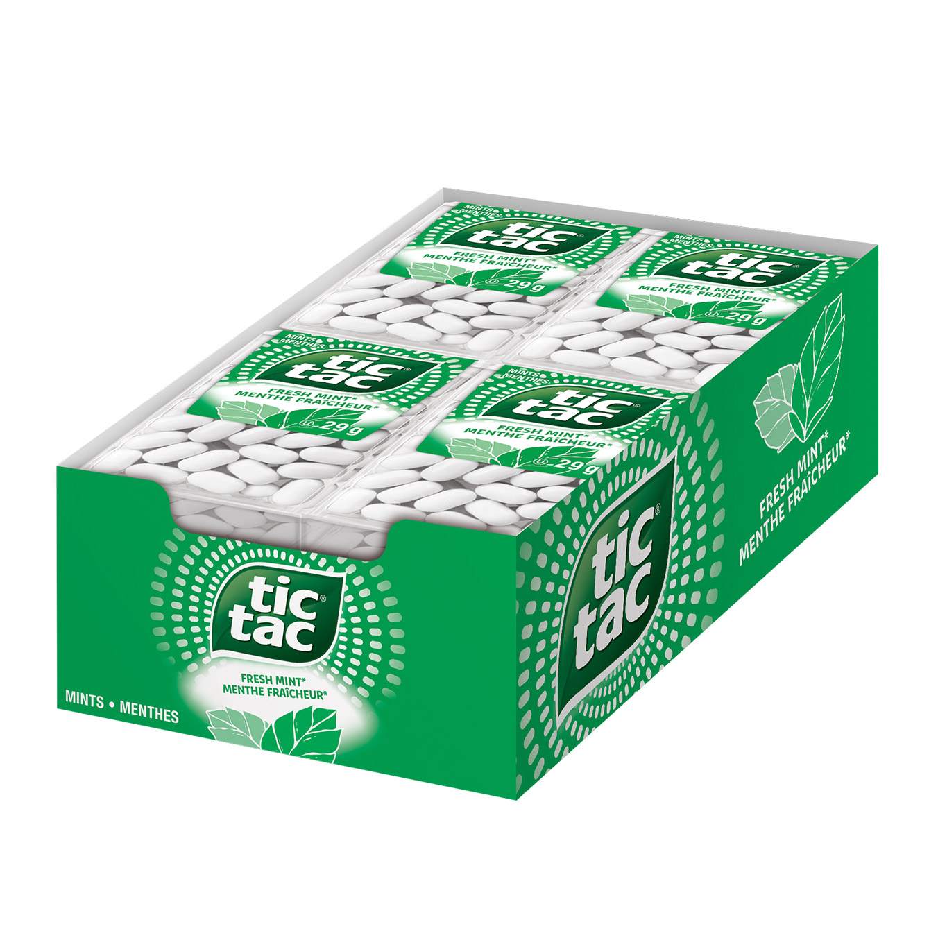 Tic Tac Fresh Mint, 12 × 29 g