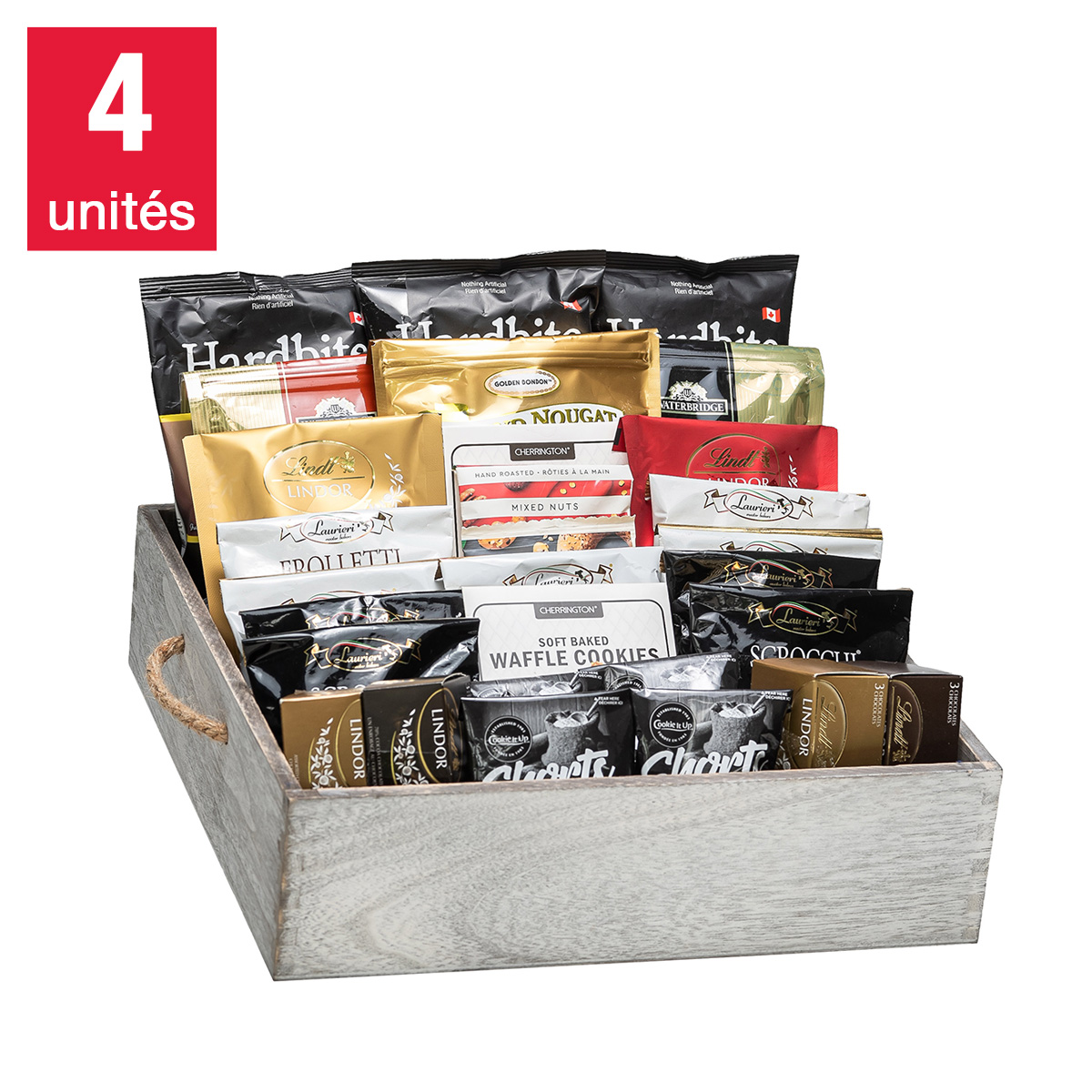 Peter & Paul's - Ensemble de 4 Panier cadeau pour le partage de groupe