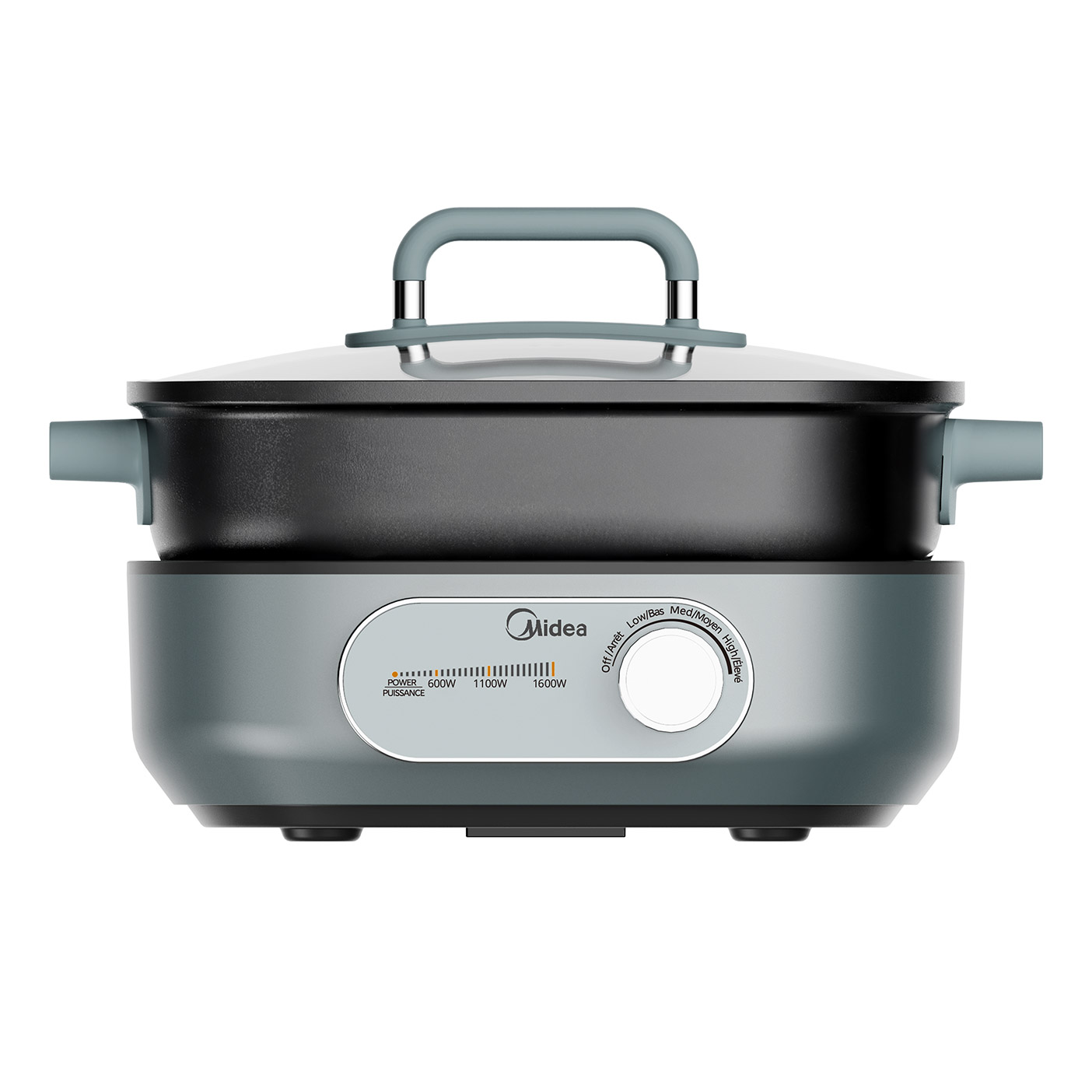 Midea 5.96 L (6.3 qt.) Dual Zone Hot Pot