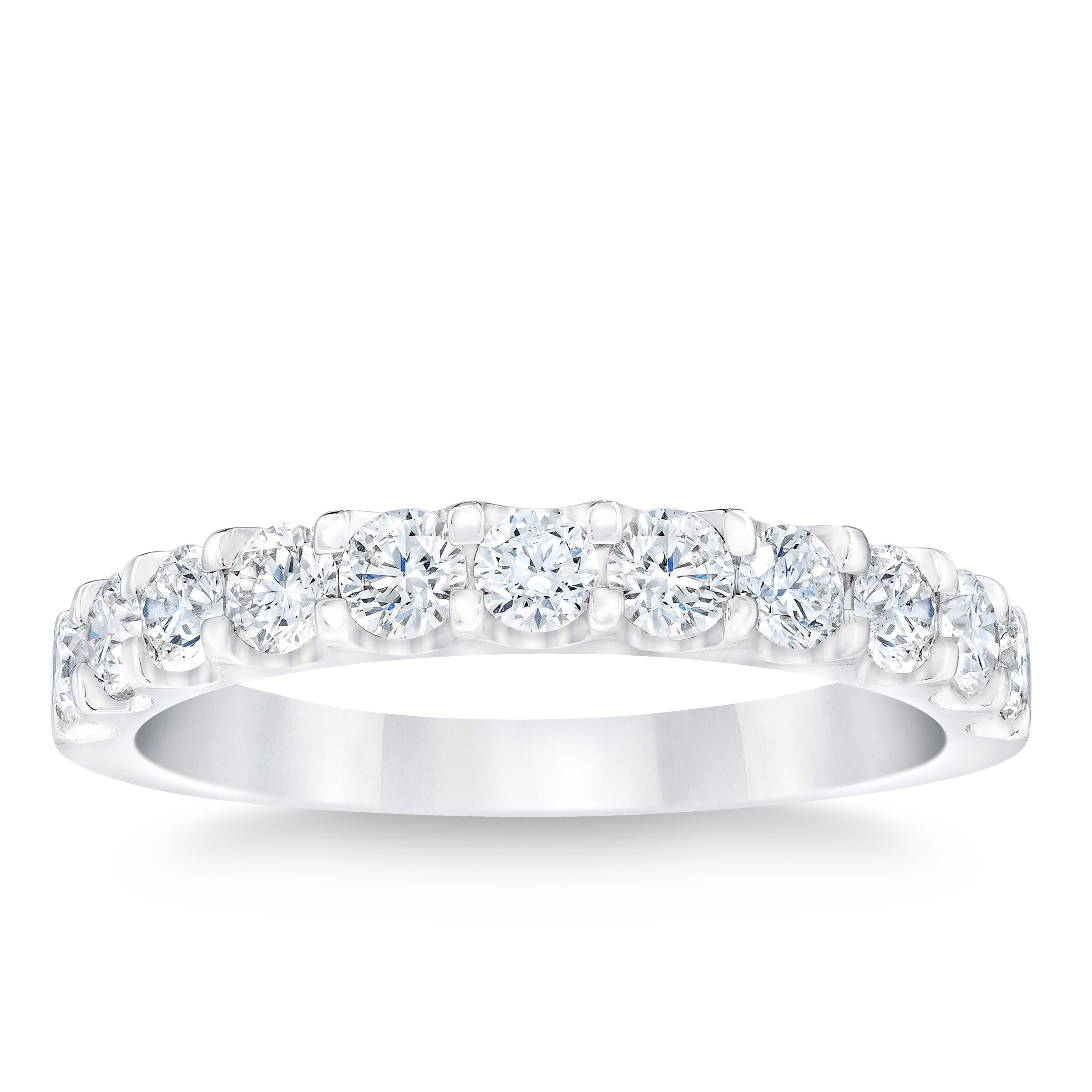 Round Brilliant Diamond Wedding Band (1.00 ctw)