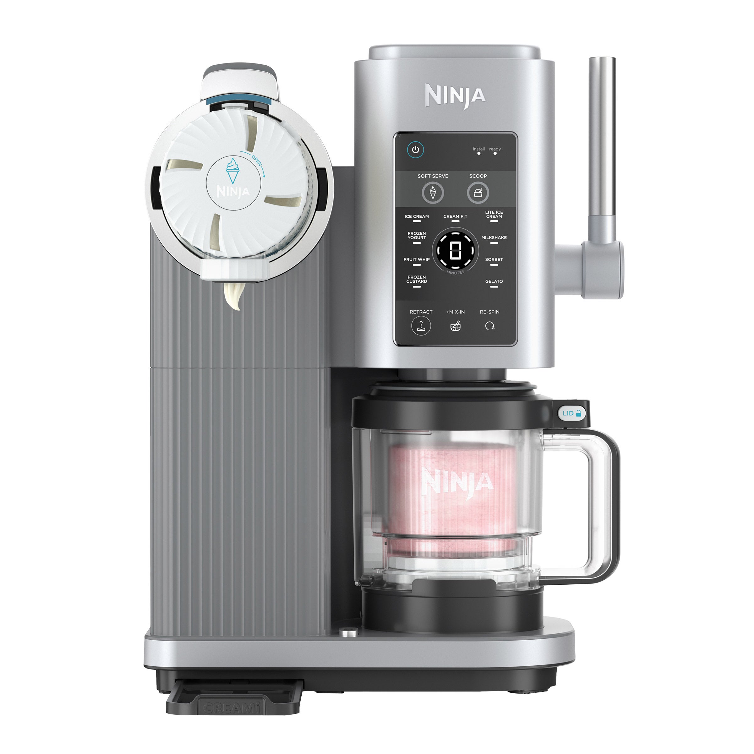 Ninja CREAMi Scoop and Swirl Ice Cream and Soft Serve Maker, 13 One-Touch Programs, Costco Shop Card Included