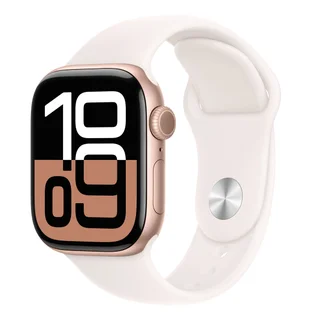 APPLE WATCH SERIES 10 ROSE GOLD / BLUSH BAND 42MM GPS MWWH3LW/A