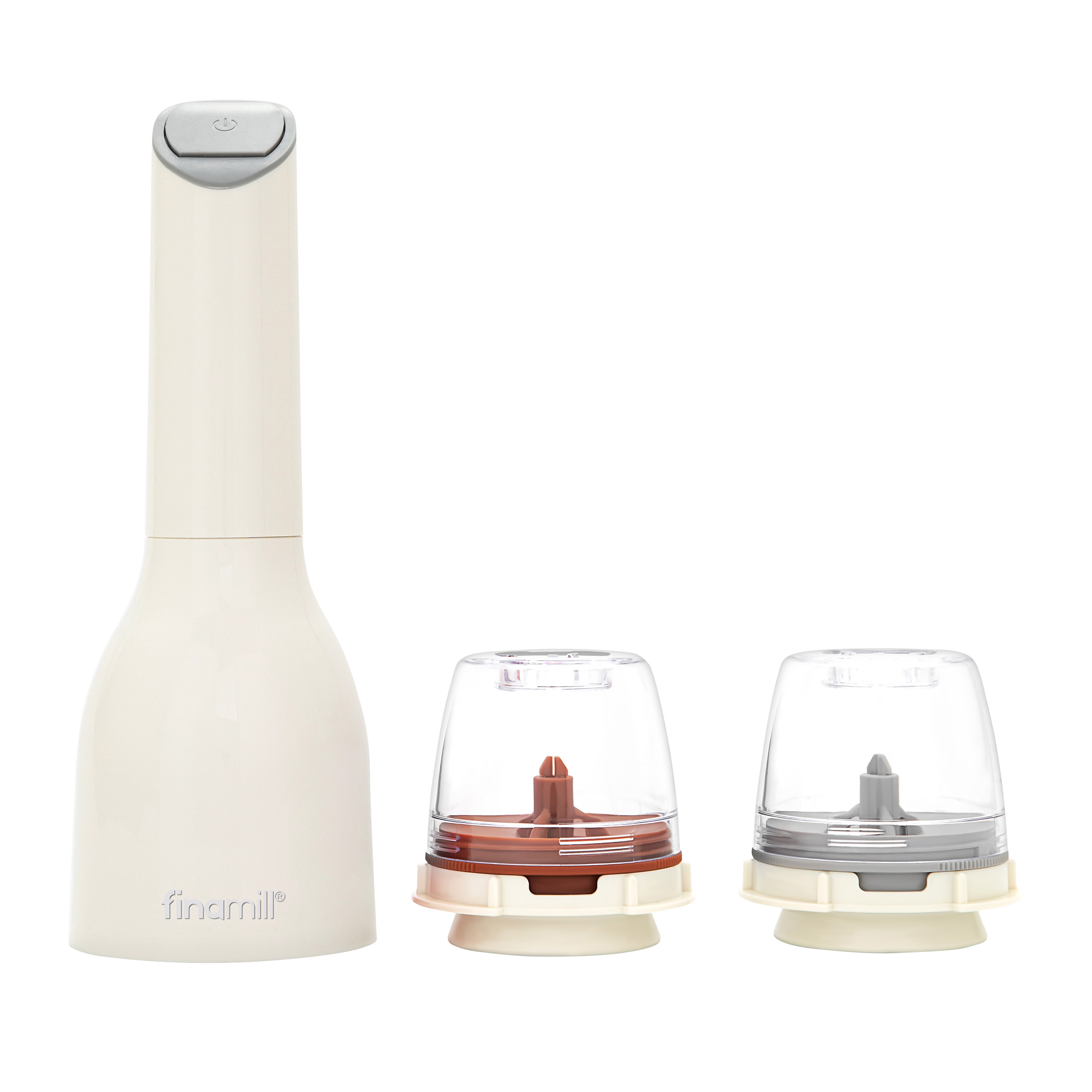 FinaMill Rechargeable Spice Grinder with 2 Pods