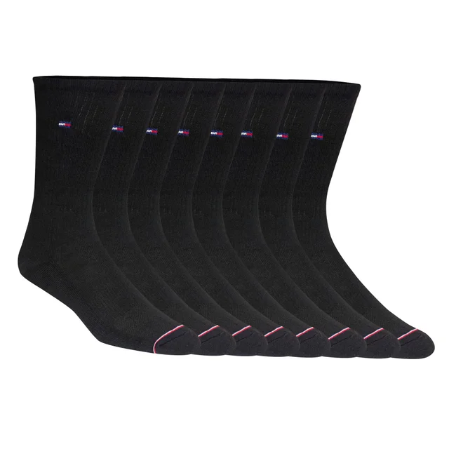 TOMMY HILFIGER MEN'S CASUAL CREW SOCK 8PR