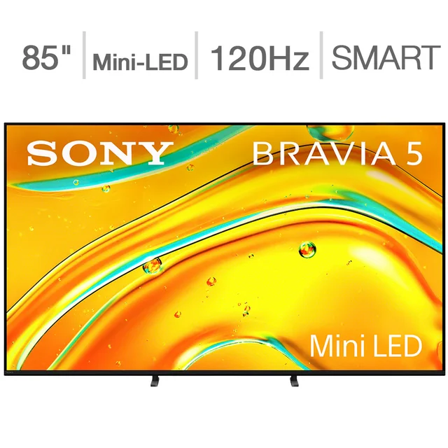 Sony 85" Class - BRAVIA 5 Series - 4K UHD Mini LED Smart TV - Allstate 3-Year Protection Plan Bundle Included for 5 Years of Total Coverage*