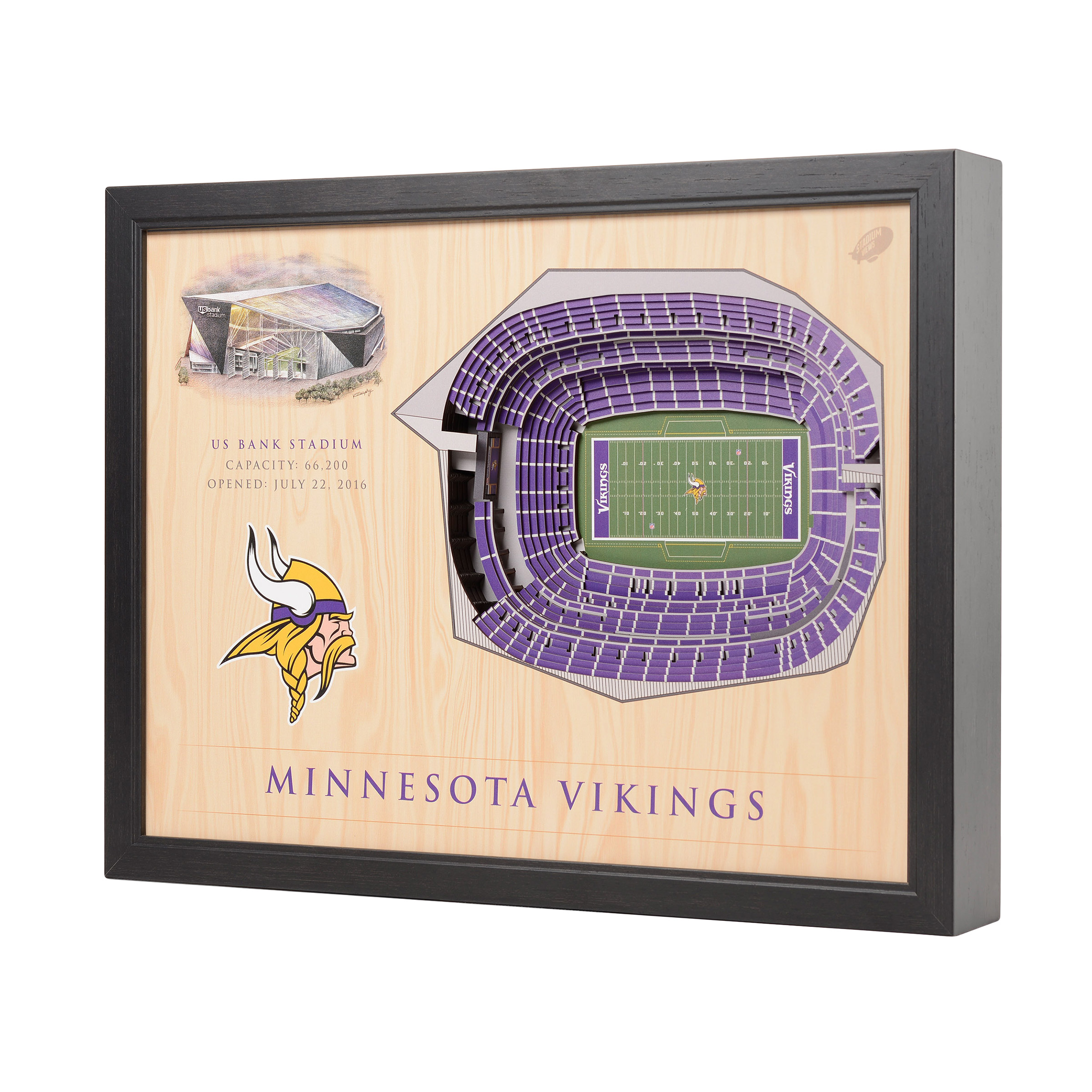 NFL 25-layer Stadium View Wall Art