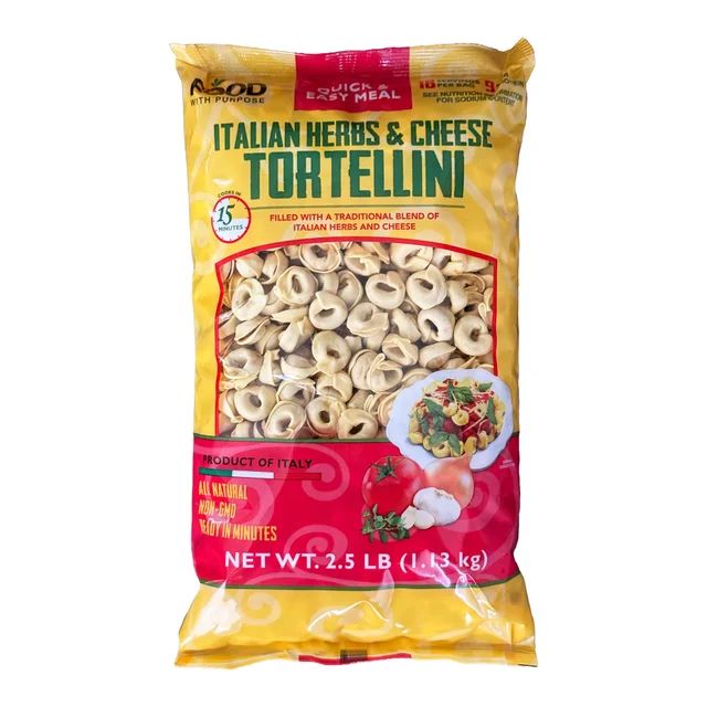 FOOD WITH PURPOSE ITALIAN TORTELLINI 2.5 POUND BAG
