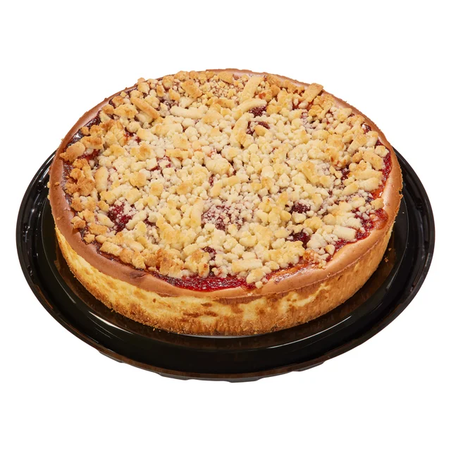 STRAWBERRY STREUSEL CHEESECAKE