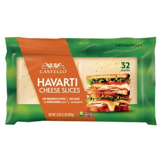 CASTELLO SLICED HAVARTI 32 CT / 2 LB