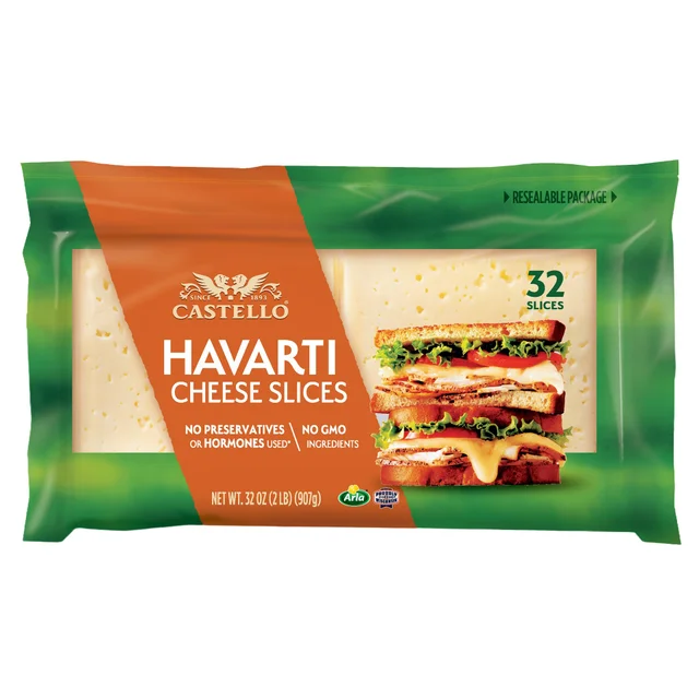 CASTELLO SLICED HAVARTI 32 OZ (2 LBS)