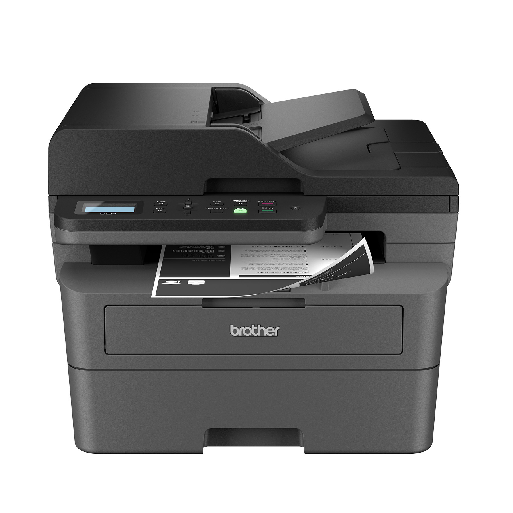 Brother DCP-L2647DW Wireless Monochrome Multi-Function Laser Printer with 1200-page Black Toner Cartridge