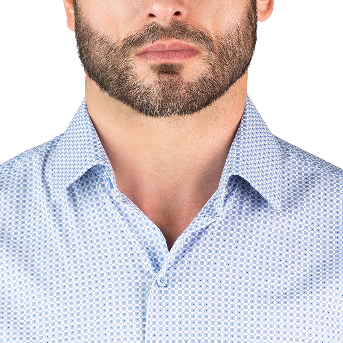 lucky brand dress shirts Lucky Brand Men's Stretch Slim Fit Dress Shirt - S 32/33