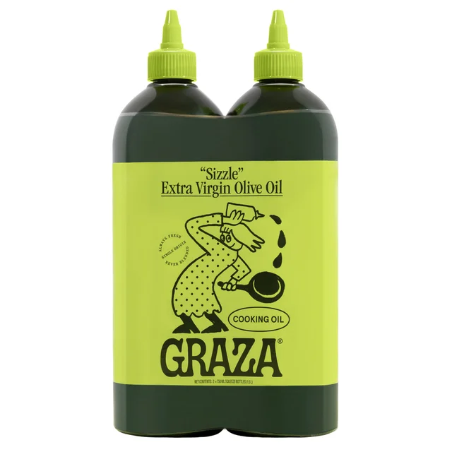 GRAZA SIZZLE EXTRA VIRGIN OLIVE OIL 2/0.75 L