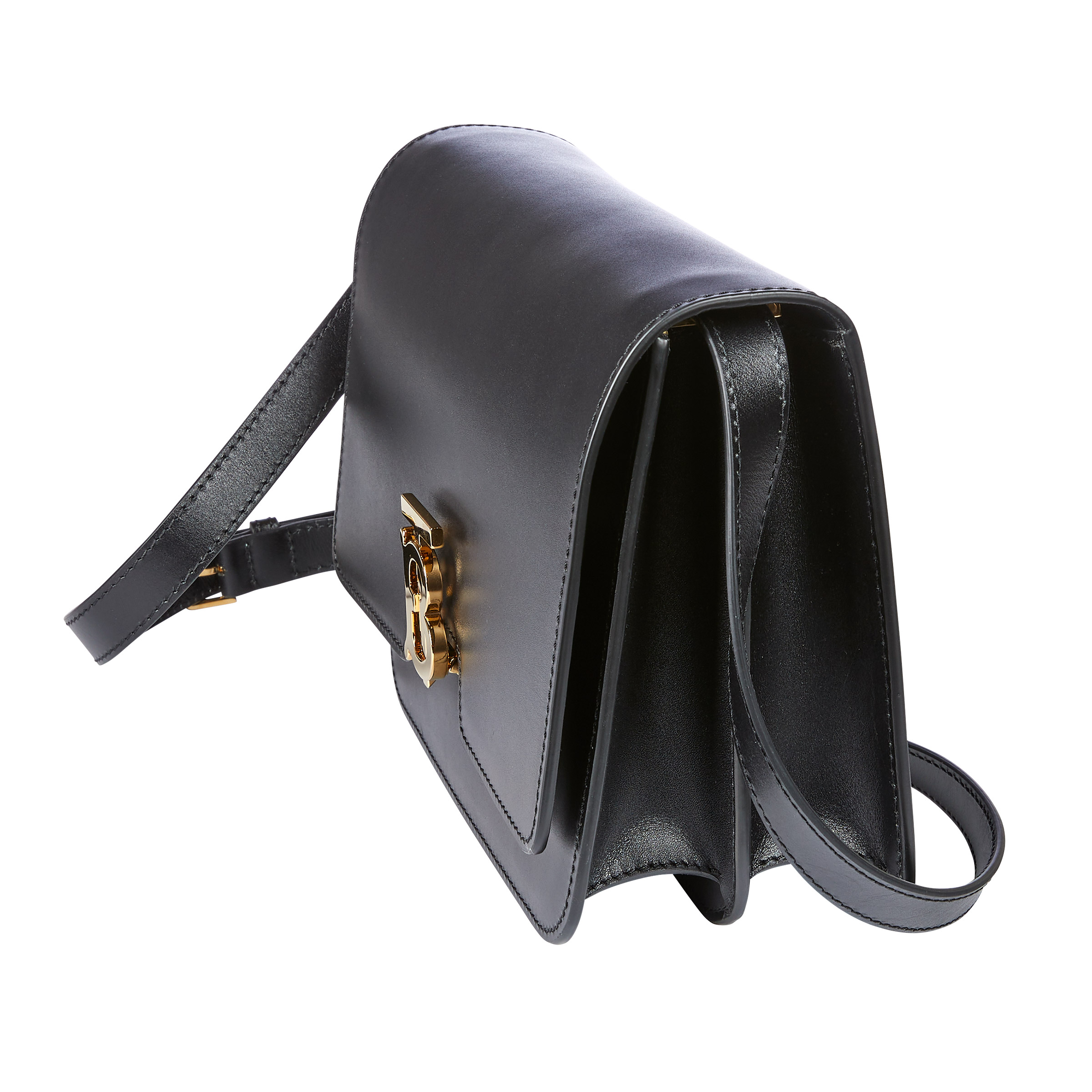 Burberry Med Leather TB Bag, Black | Costco
