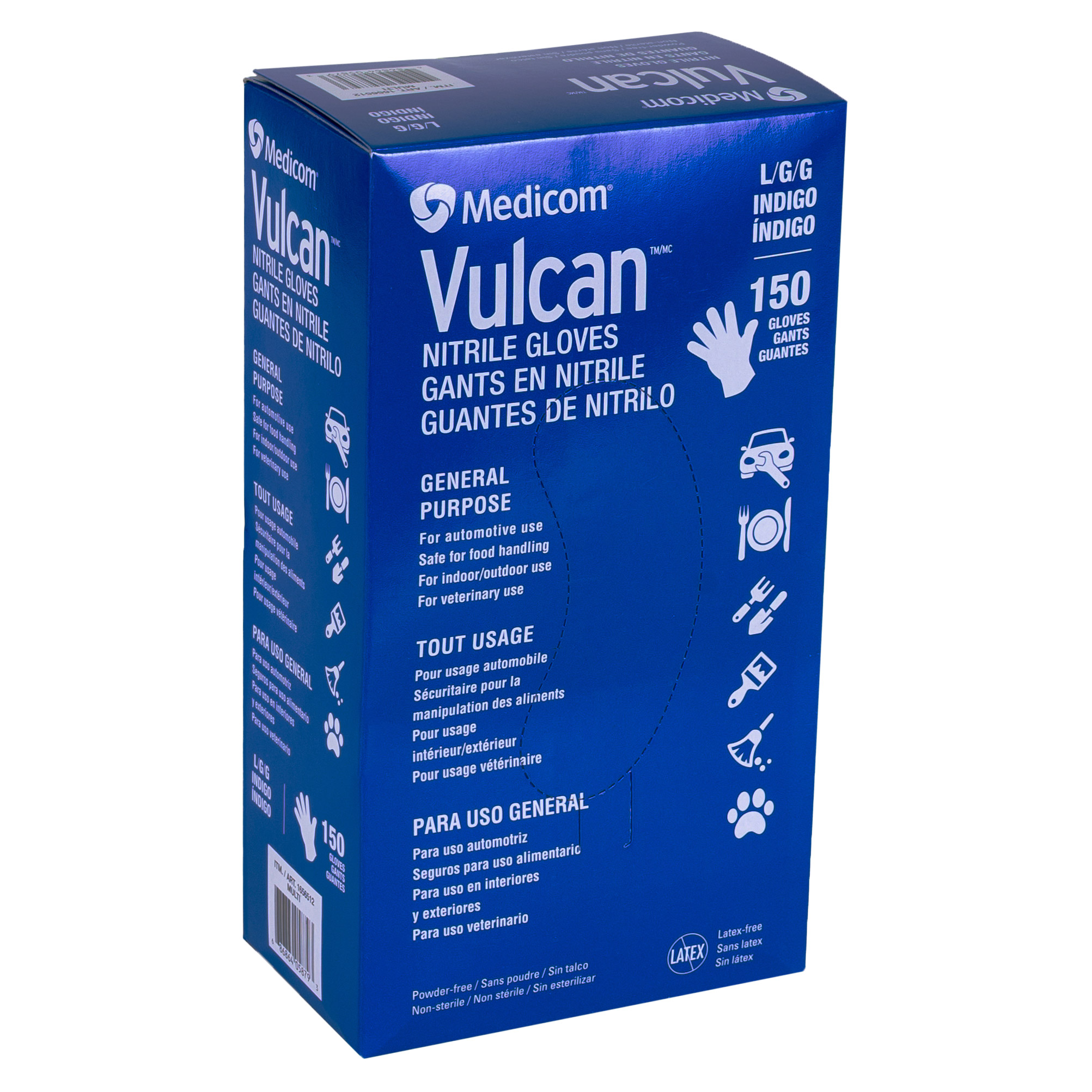 Medicom Vulcan General-Purpose Nitrile Gloves 