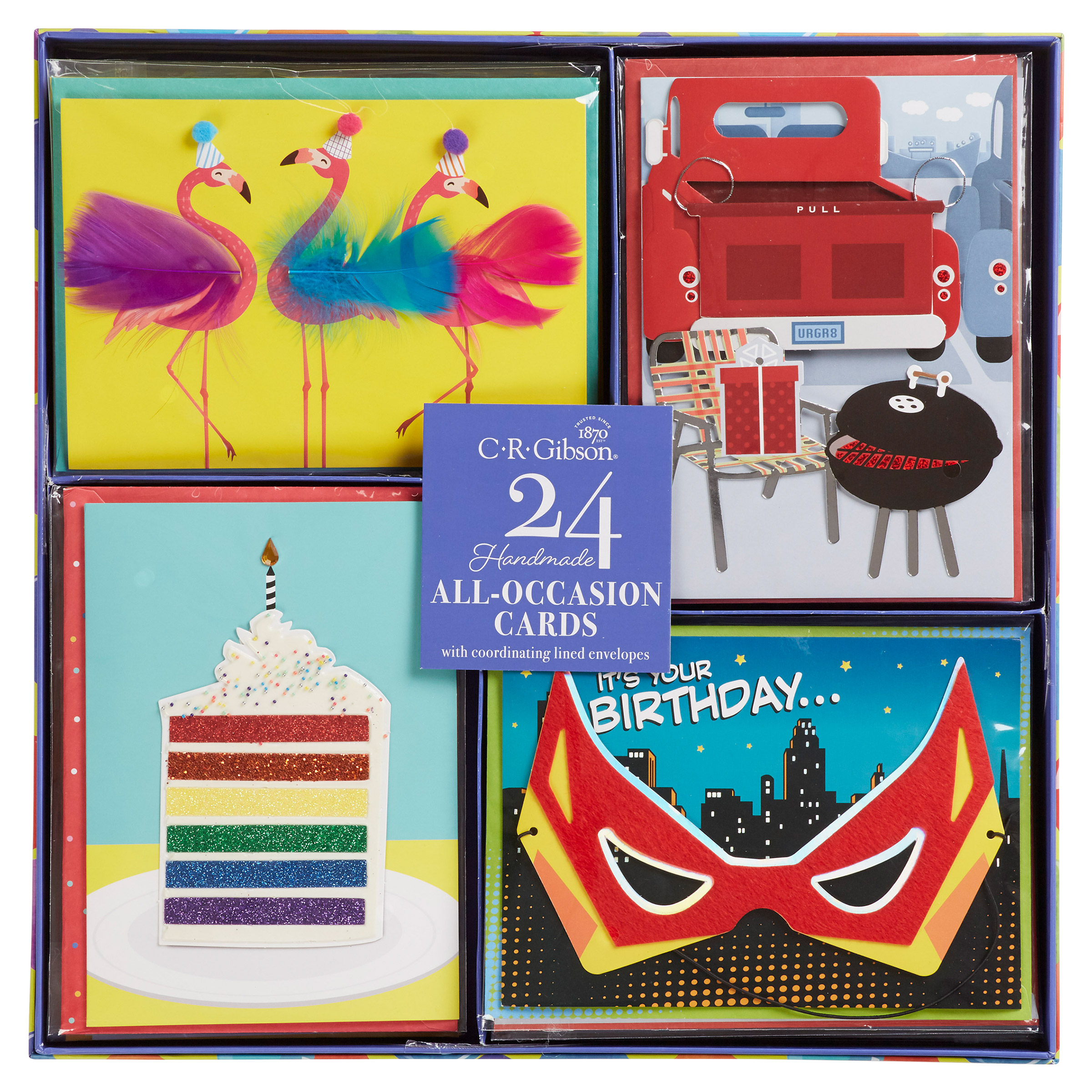 All-occasion Handmade Greeting Card Collection, 24-pack
