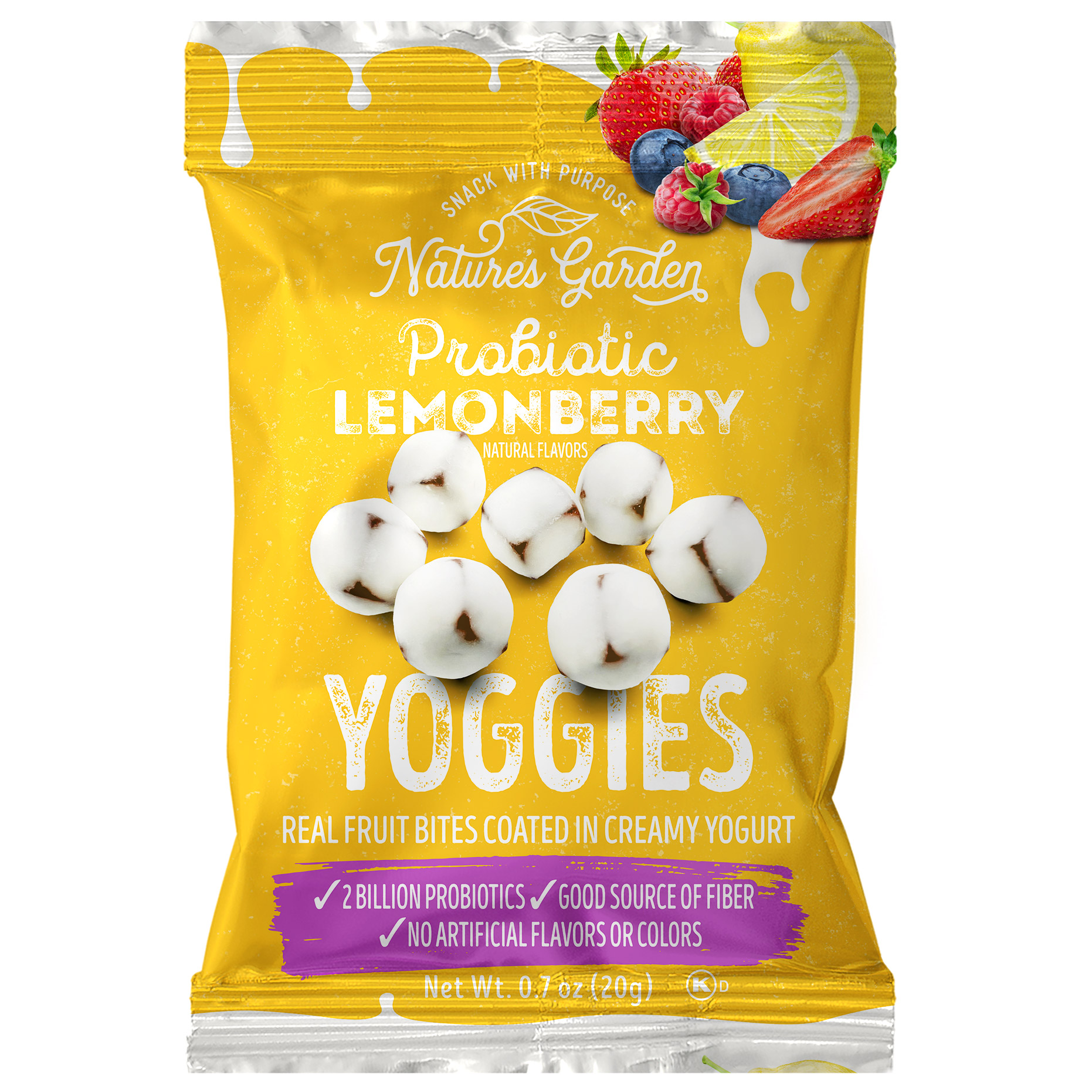 Nature's Garden, Probiotic Yoggies Variety, 0.7 oz, 30-count | Costco