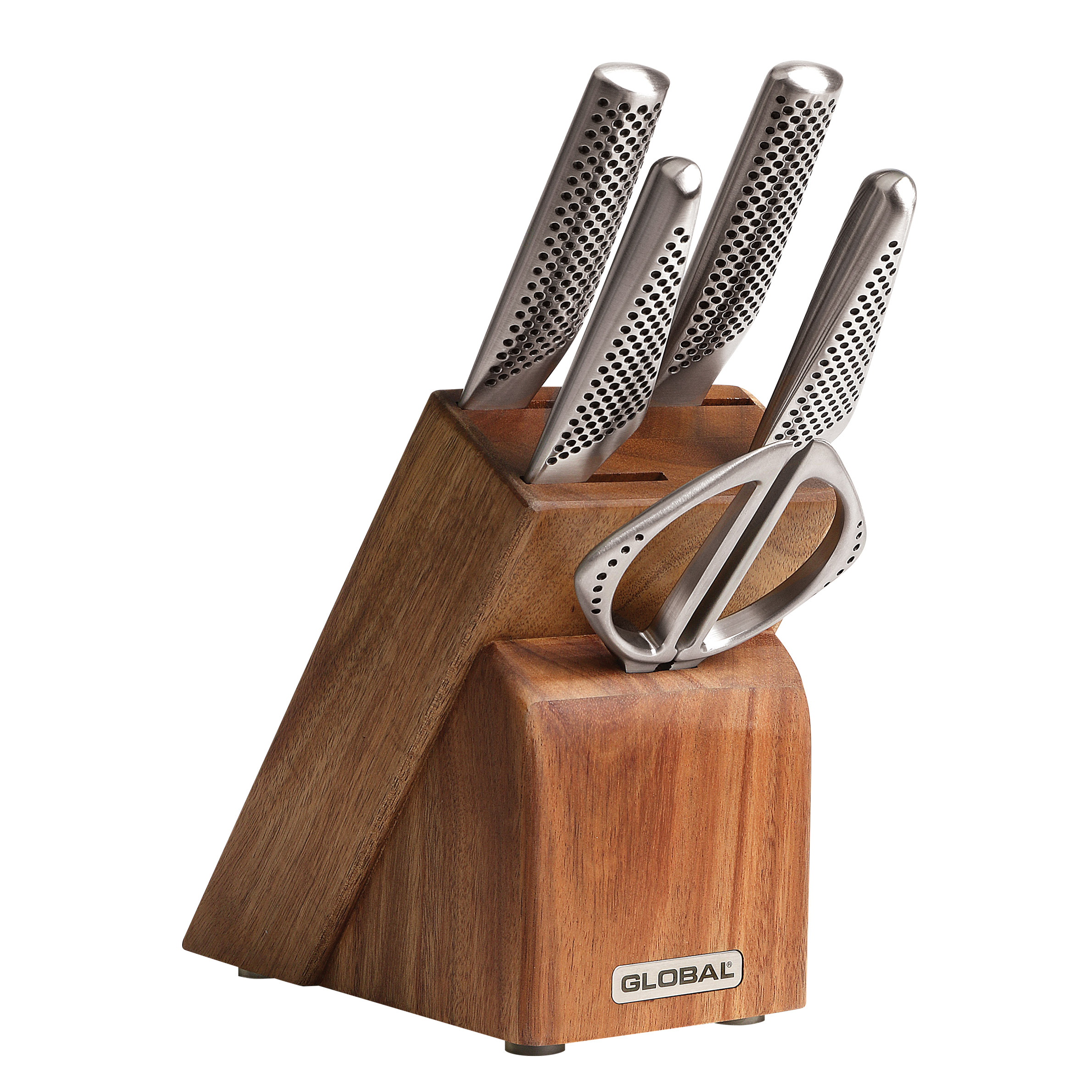 GLOBAL Takashi 6-piece Knife Block Set - Thumbnail 3