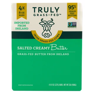 TRULY GRASS-FED IRISH BUTTER SALTED 4/8 OUNCE