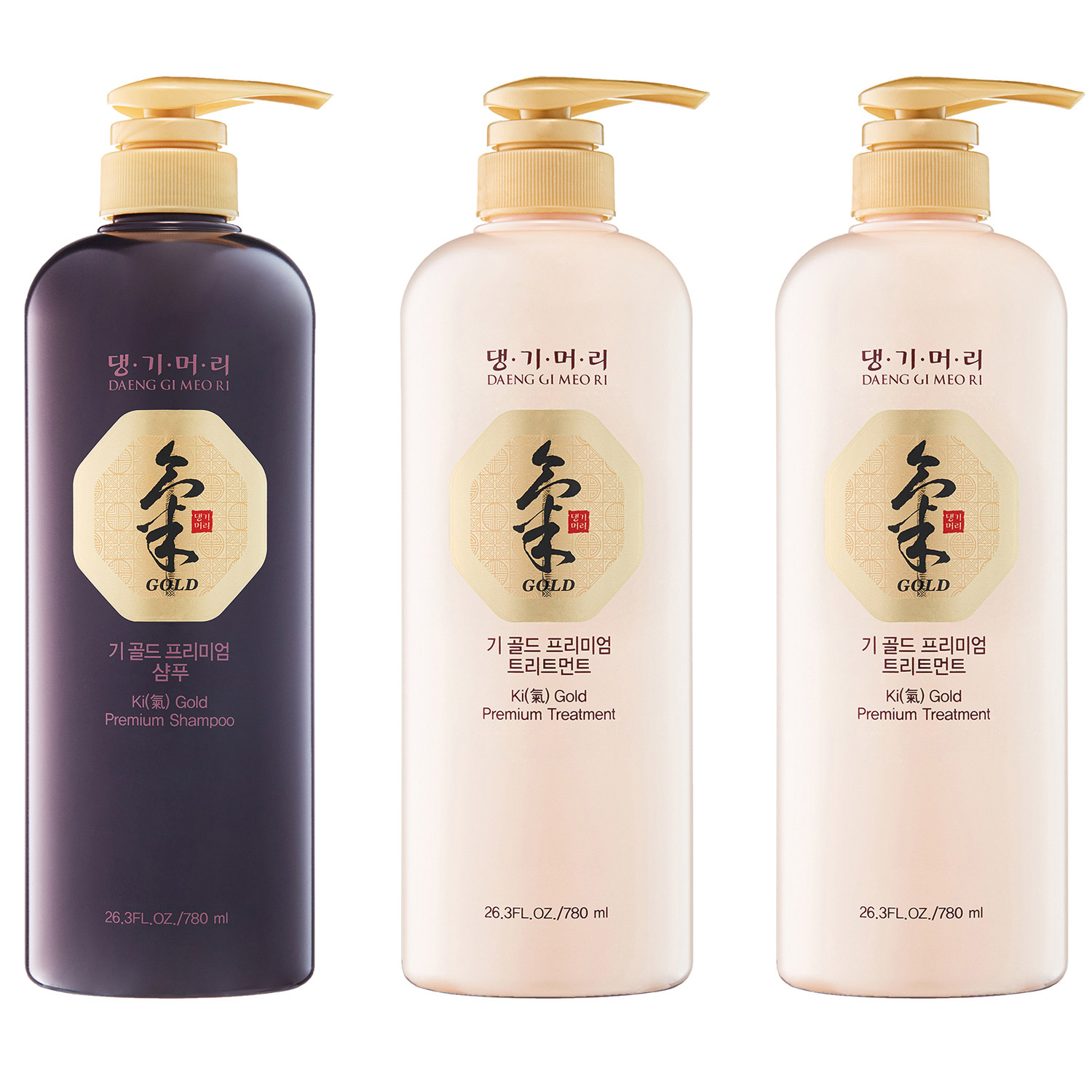 Daeng Gi Meo Ri Ki Gold Premium Shampoo and Treatment Set
