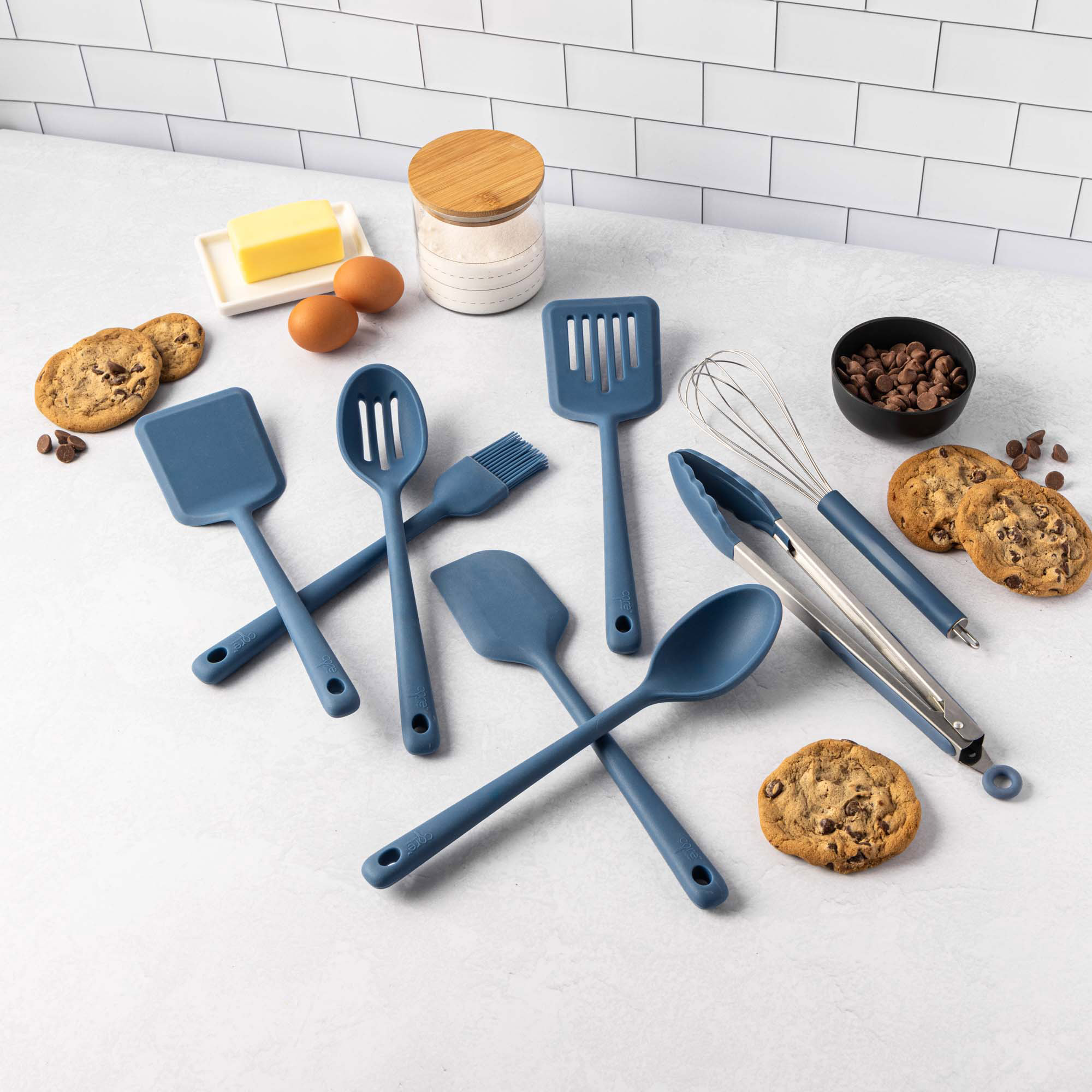 Core Kitchen Silicone Utensil Set, 8-pieces