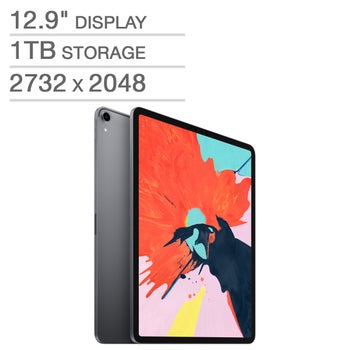 Apple iPad Pro A12X Bionic Chip 1.0TB - Space Gray | Costco Apple iPad Pro A12X Bionic Chip 1.0TB - Space Gray | Costco