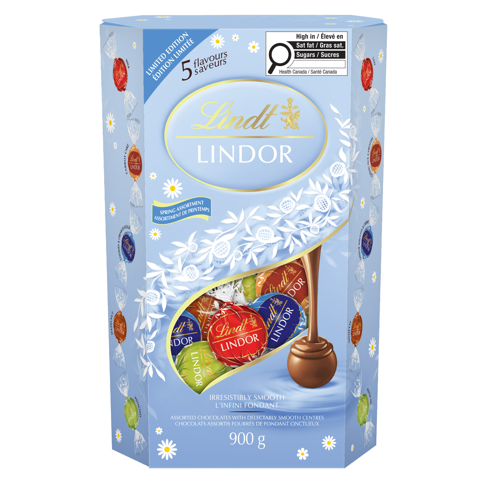 Lindt Lindor Spring Assorted Chocolate Truffles Cornet, 900 g | Costco