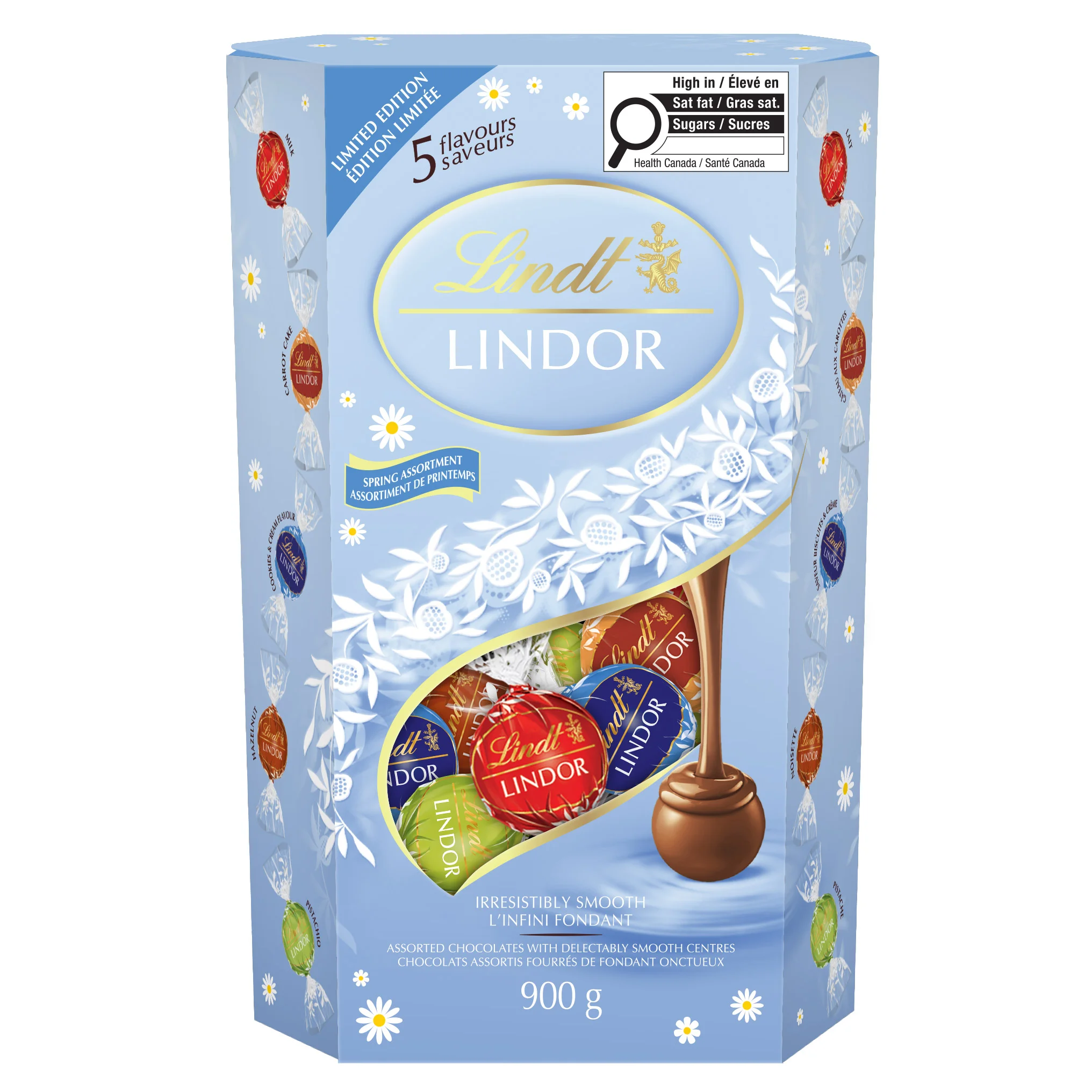 Lindt Lindor Spring Assorted Chocolate Truffles Cornet, 900 g | Costco