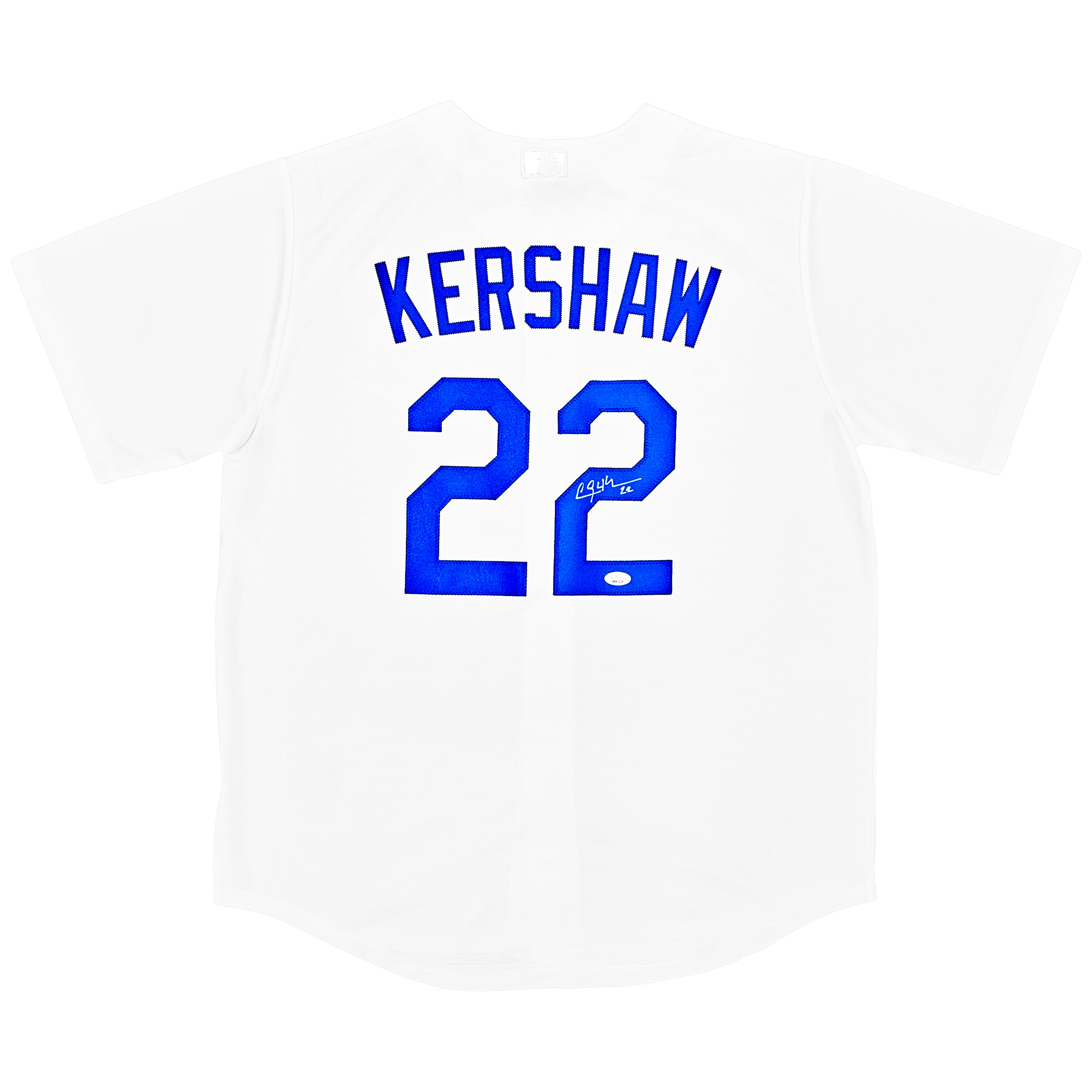 Clayton Kershaw Autographed Los Angeles Dodgers White Nike