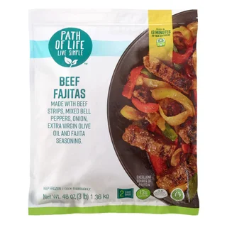 PATH OF LIFE BEEF FAJITA 2/24 OZ PACKAGES