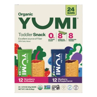 YUMI ORGANIC TODDLER SNACKS 24 CT / 17.76 OZ