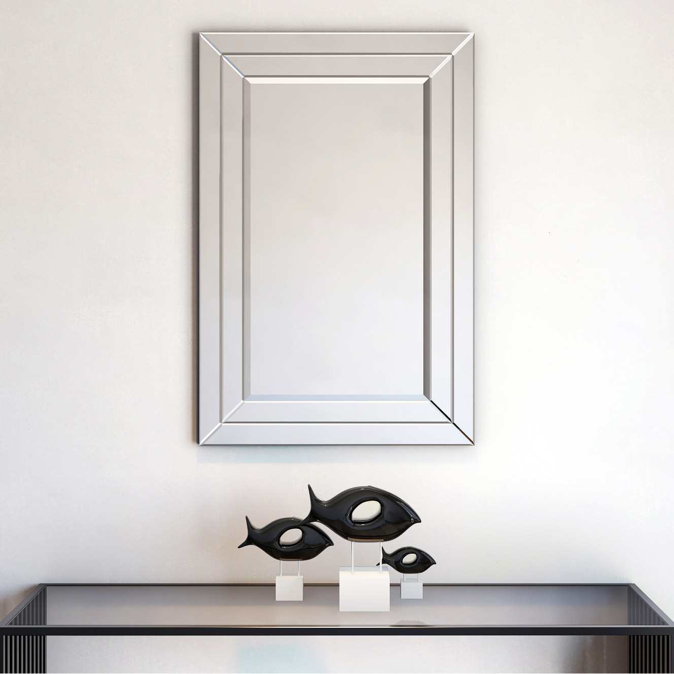 Appollo Rio Modern Mirror 61 cm x 91 cm (24 in. x 36 in.)