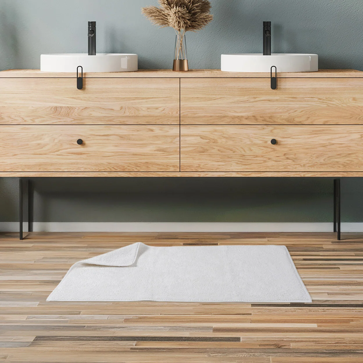 The Turkish Towel Company 100% Cotton Bath Rug