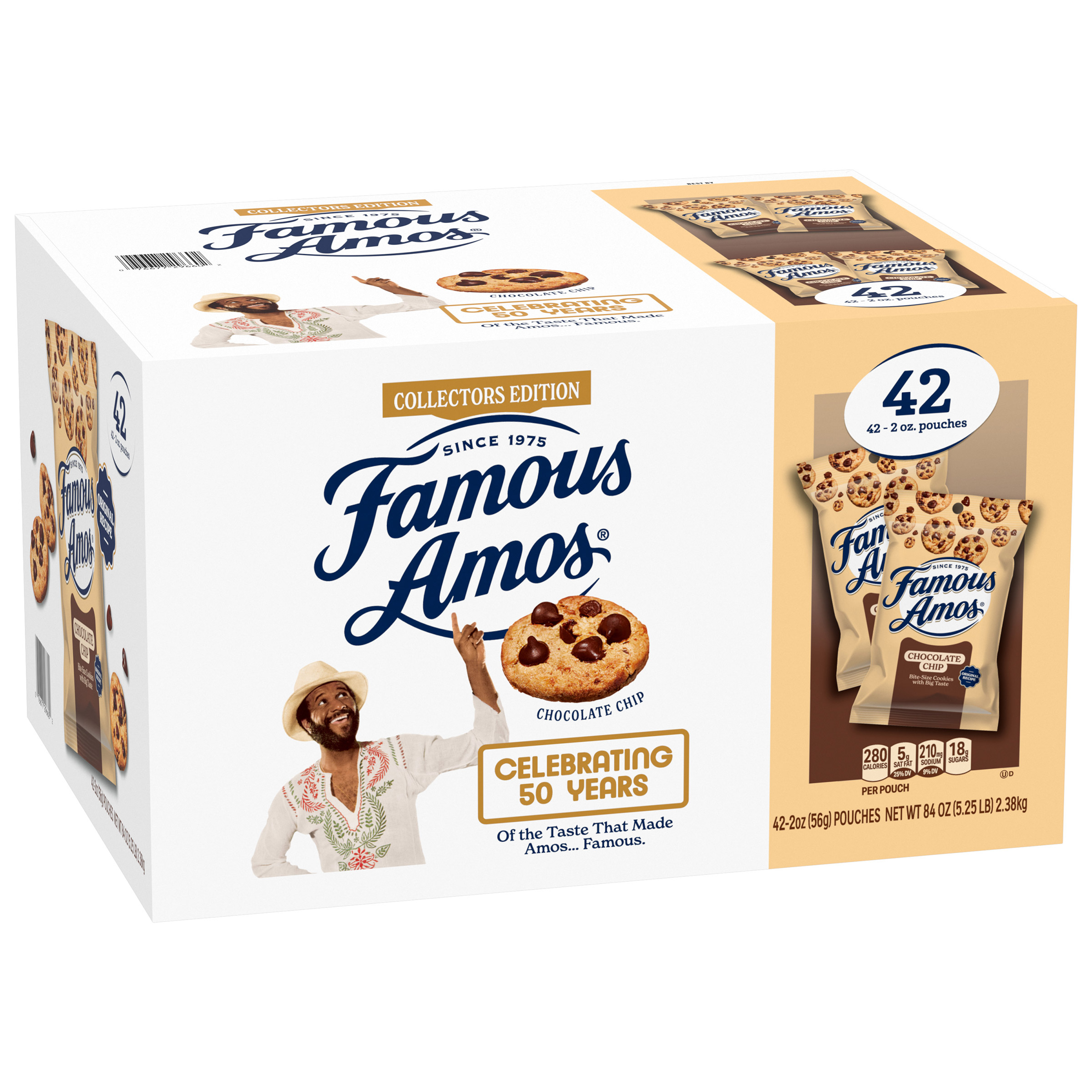 Famous Amos Cookies  Chocolate Chip  2 oz  42-count