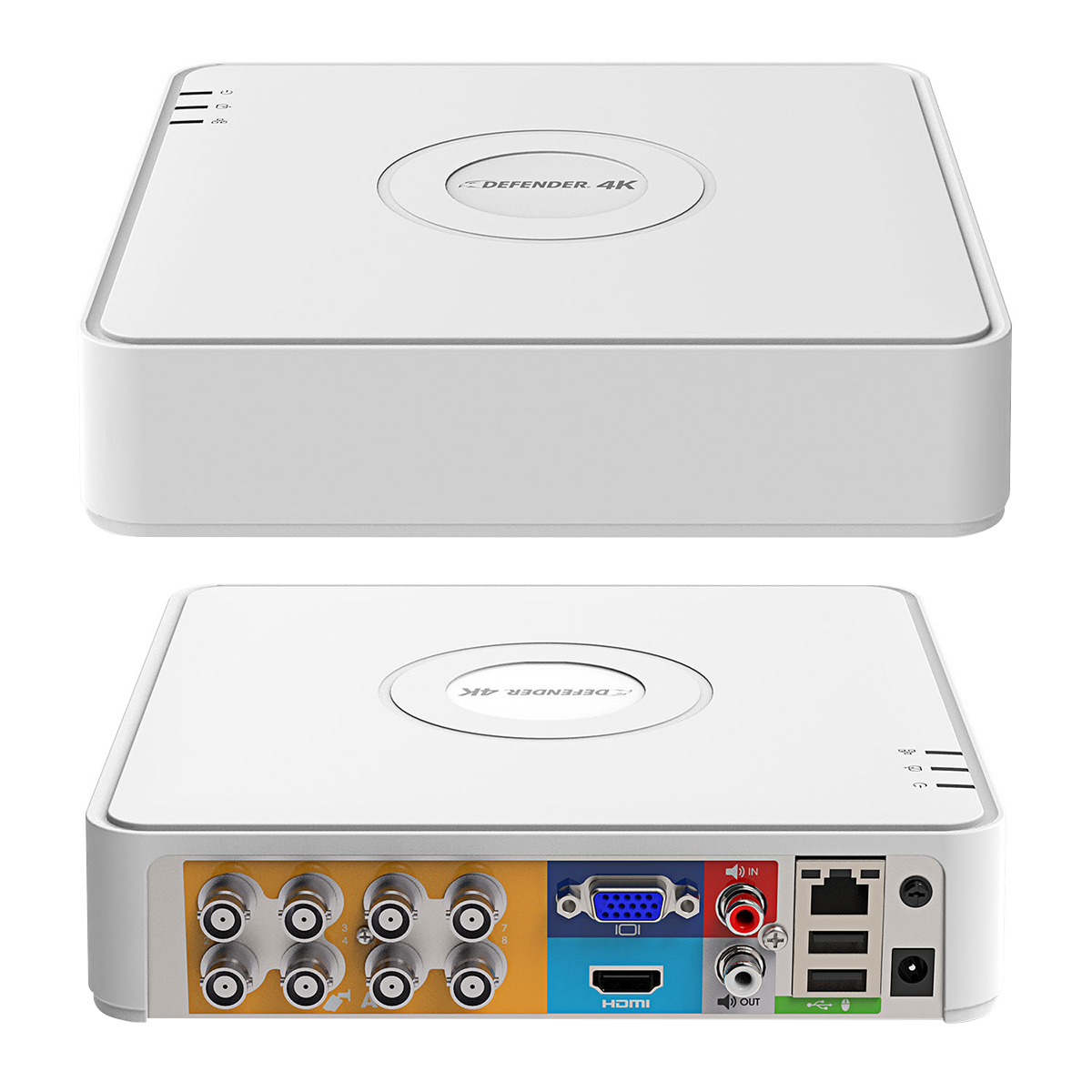 Defender 8-channel Wired 4K UHD DVR Security Surveillance System with ...