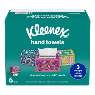 KLEENEX HAND TOWELS 6/60 COUNT BOXES