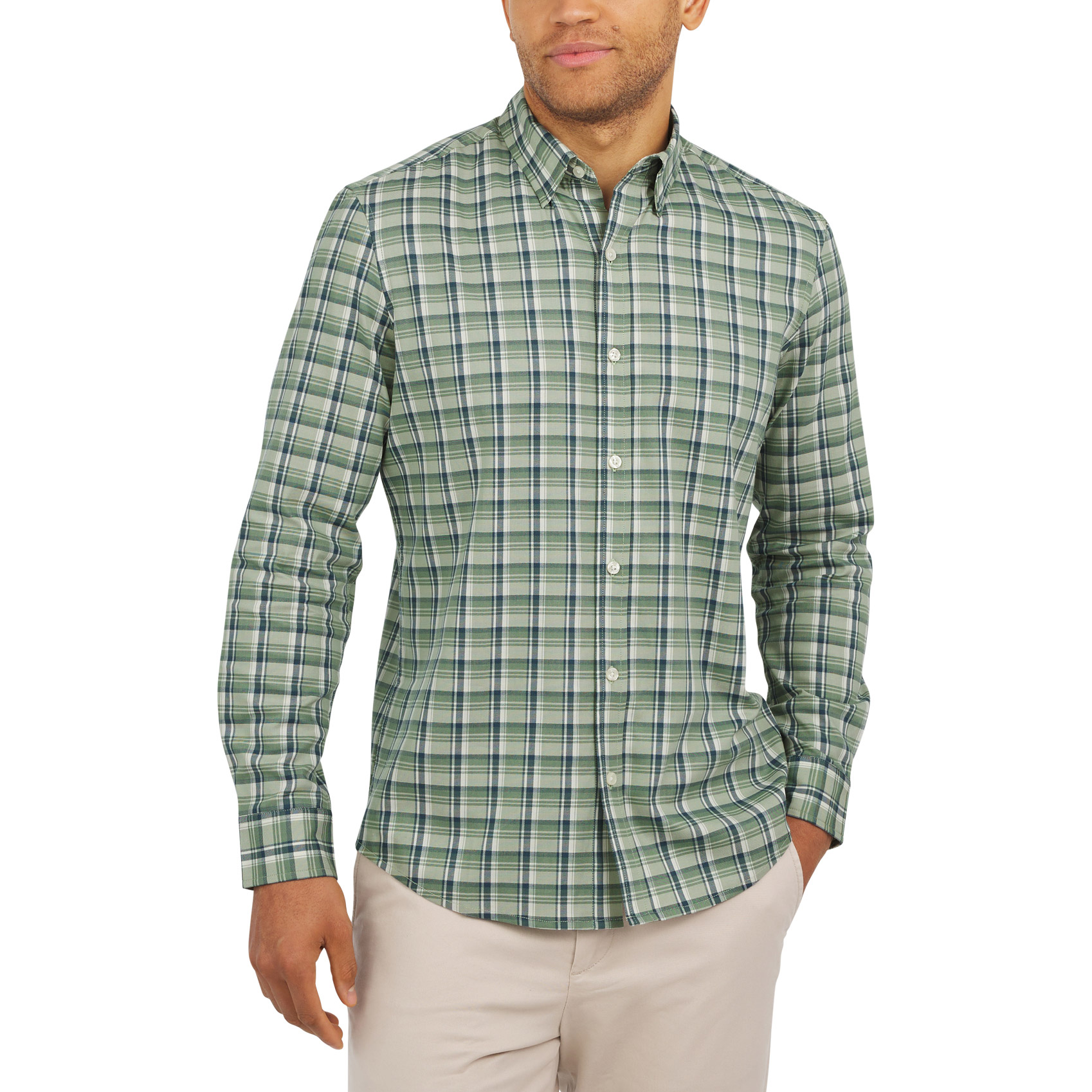Lands' End Men's Long Sleeve Button-Up Shirt | Costco