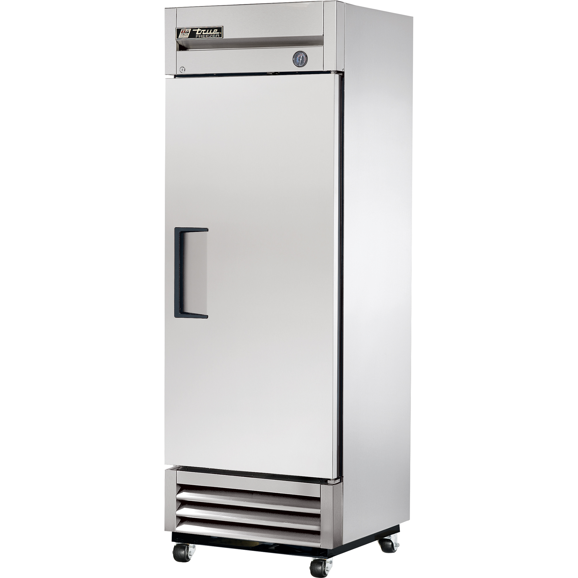 True 27 in. 19 cu ft. Stainless Steel Commercial Right-Handed Reach-In Swing Door Refrigerator