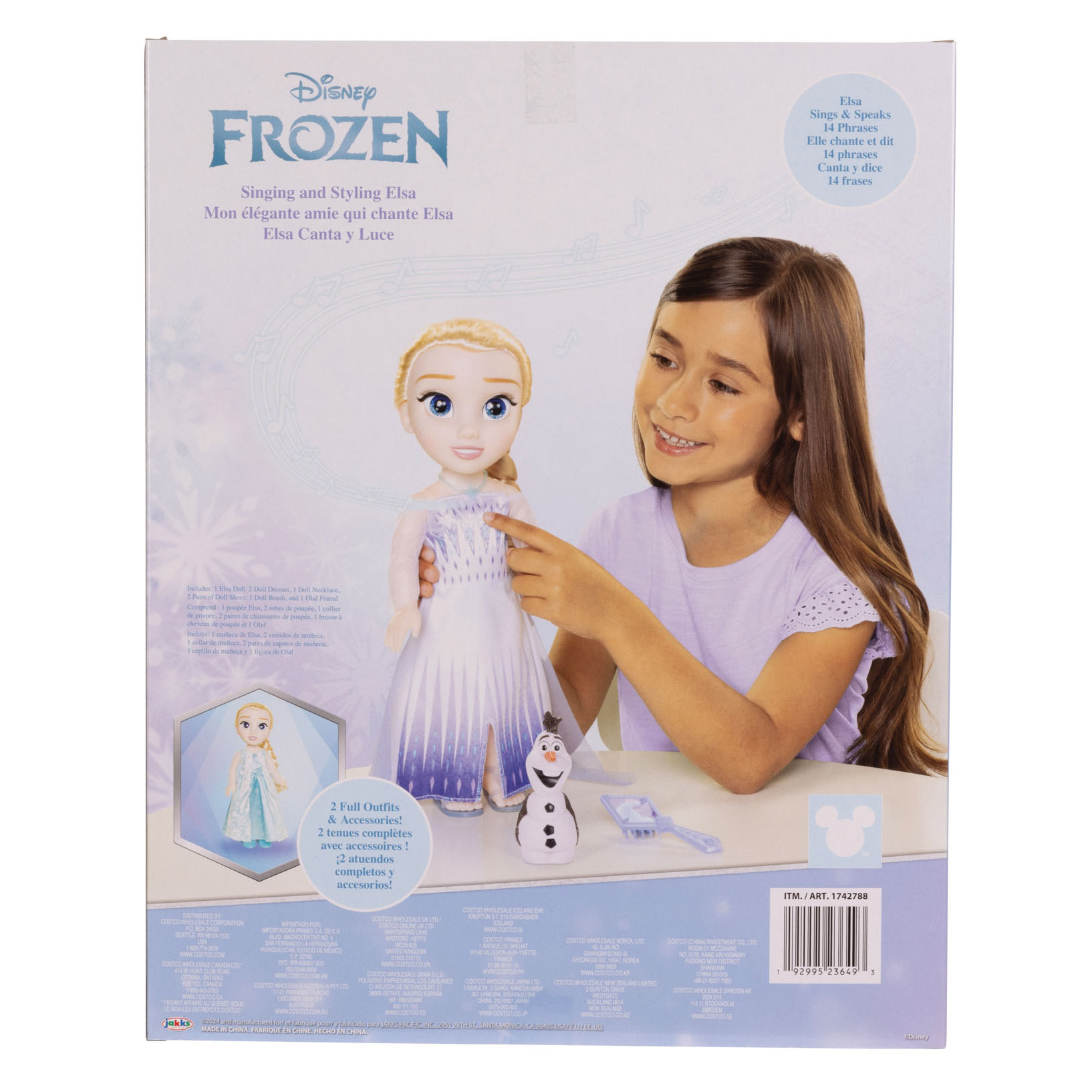 elsa様オーダー Disney Frozen Sister Styles Elsa Fashion Doll With Extra