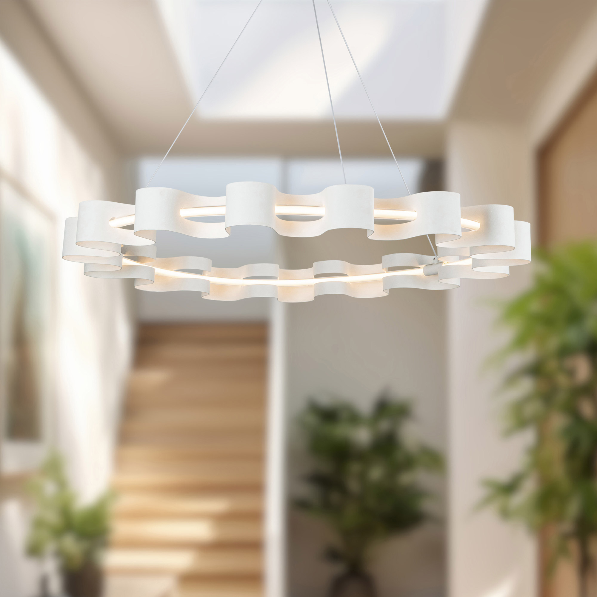 Light & Modern Genvieve 32 in. Chandelier