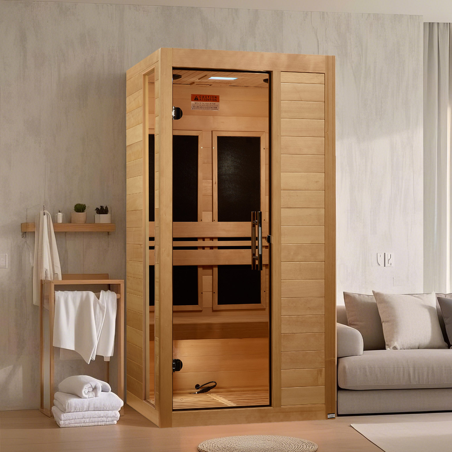 その他 IE SAUNA Dynamic Veneto Elite 1-2 Person PureTech Ultra Low EMF FAR