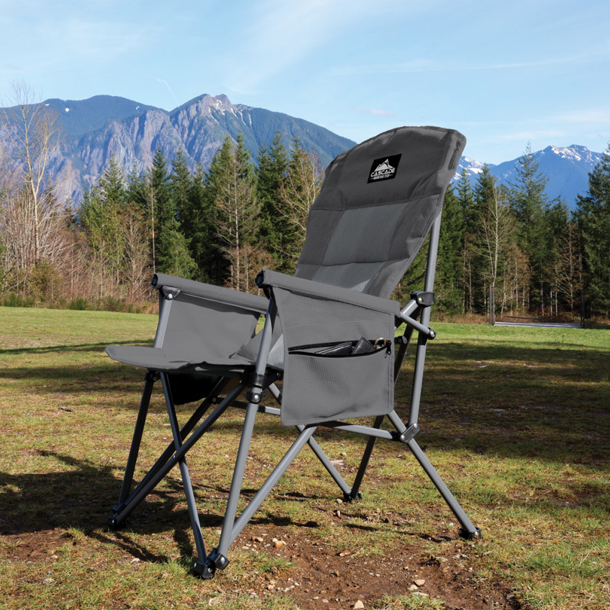 backland joychair グレー　カーミットチェア Cascade Mountain Tech Padded Camp Chair | Costco